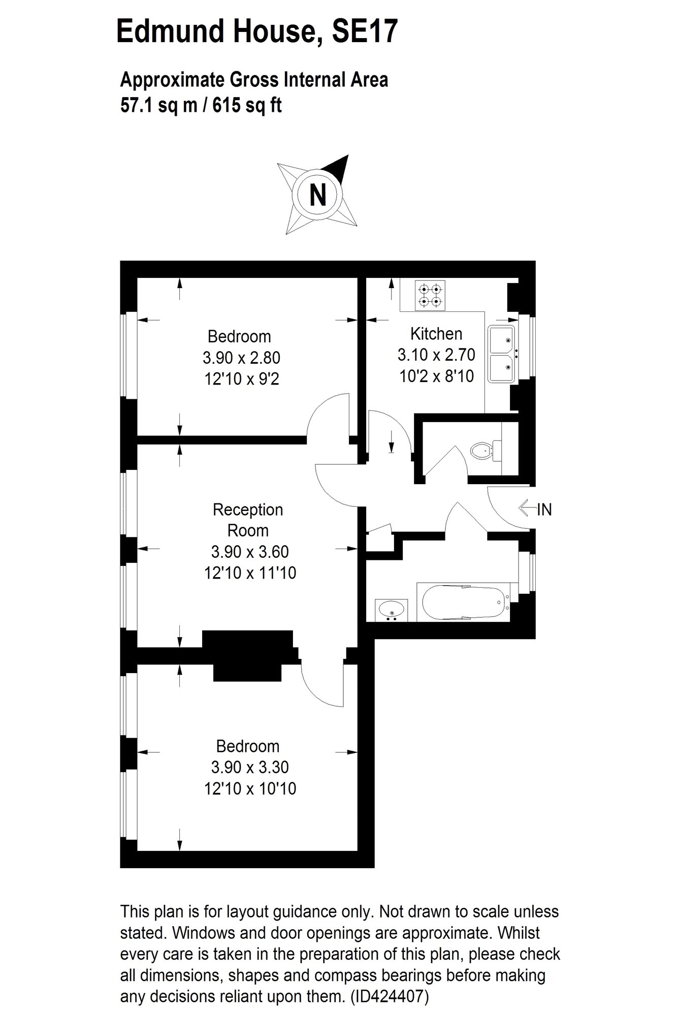 2 Bedrooms Flat for sale in Doddington Grove, London SE17