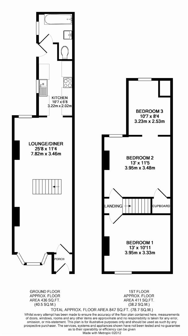 64, Tonge Road, Kent floorplan