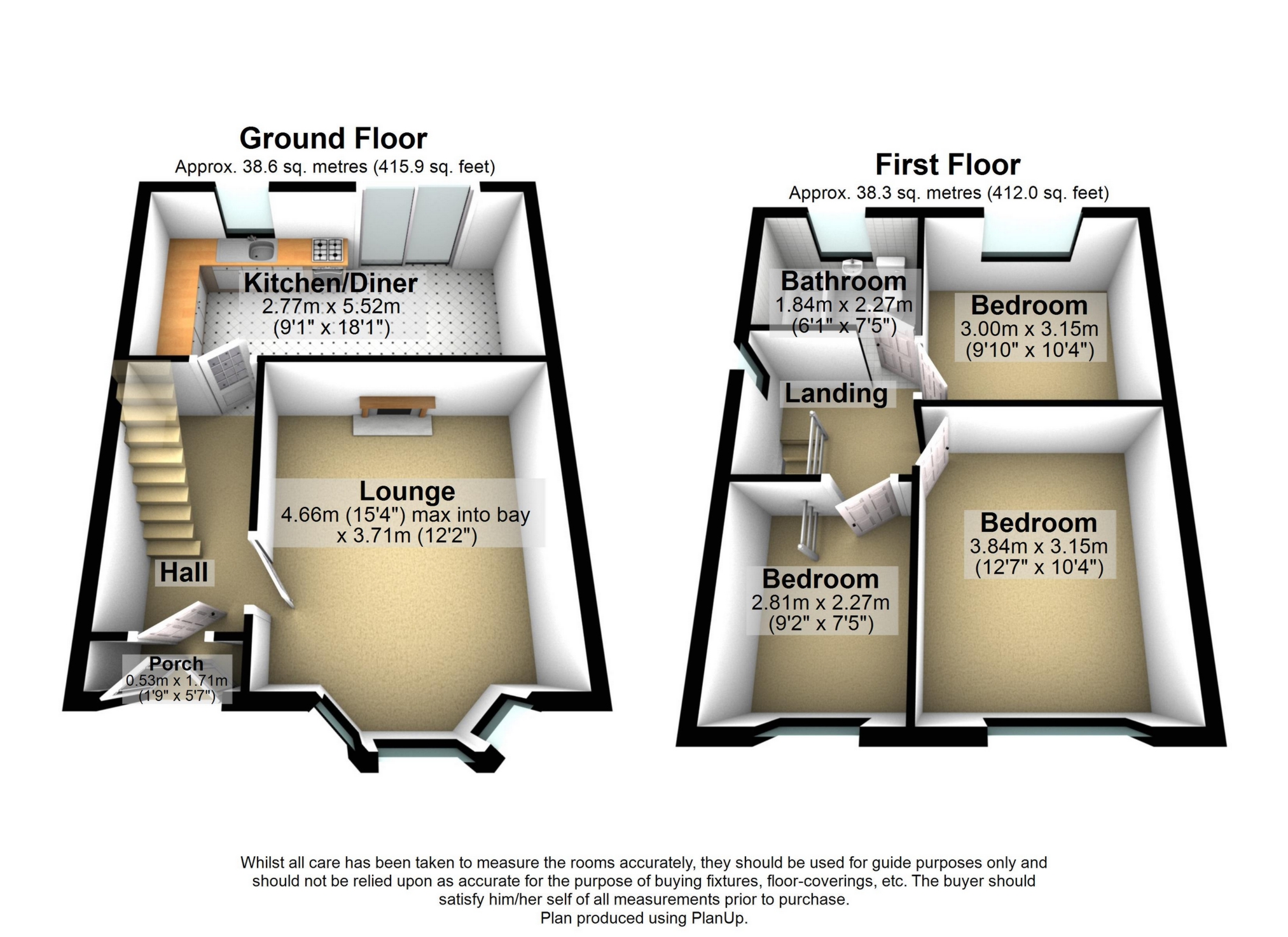 12, Burns Grove, Droylsden floorplan