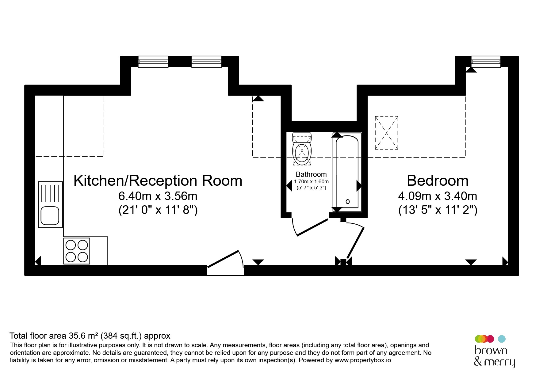 Flat 16, Forester House, 37, Marlborough Road, Watford floorplan