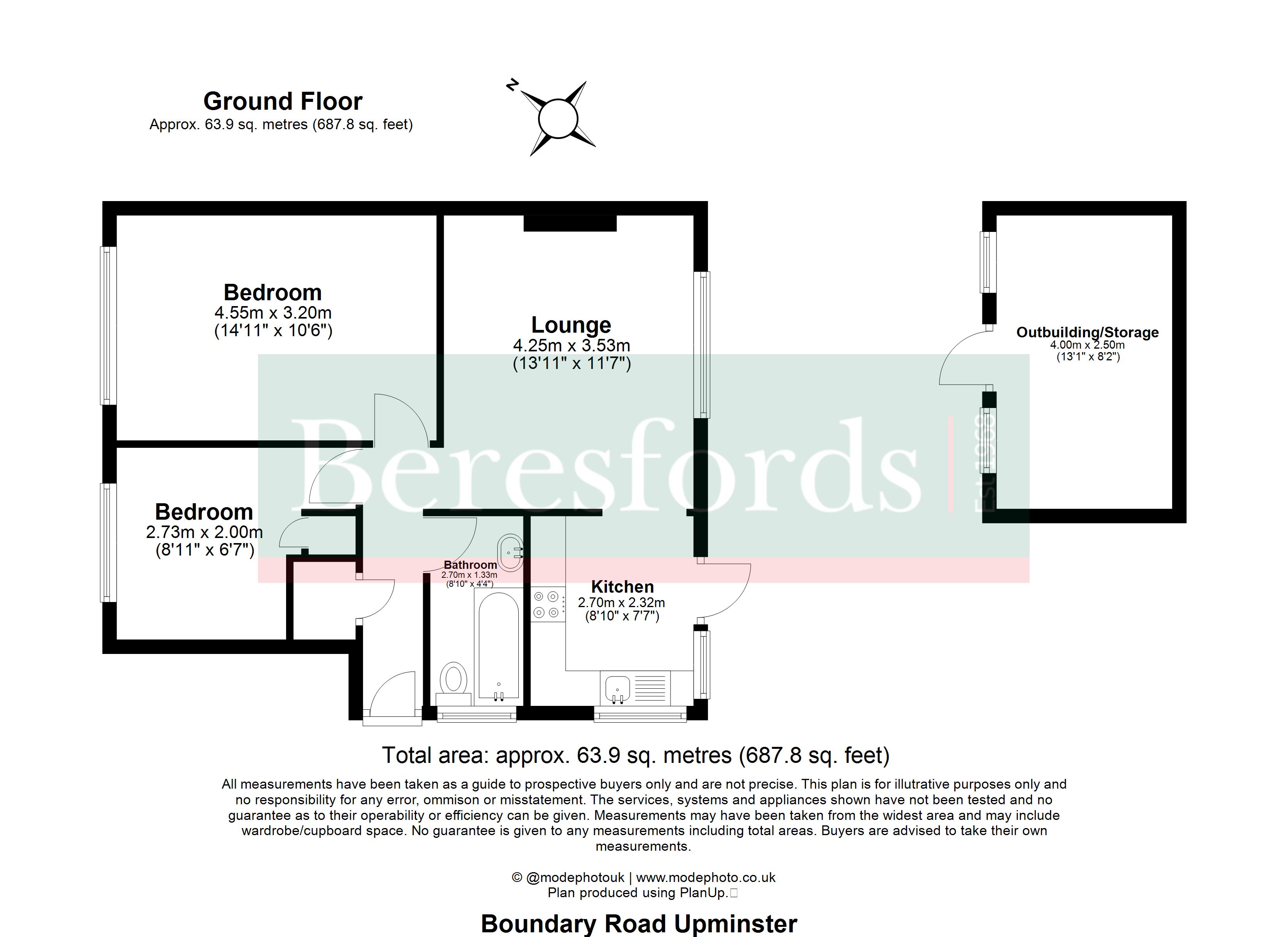 39, Boundary Road, Upminster floorplan
