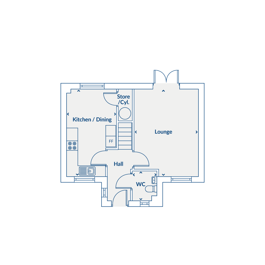 Plot 20, Rolston Road, Hornsea floorplan