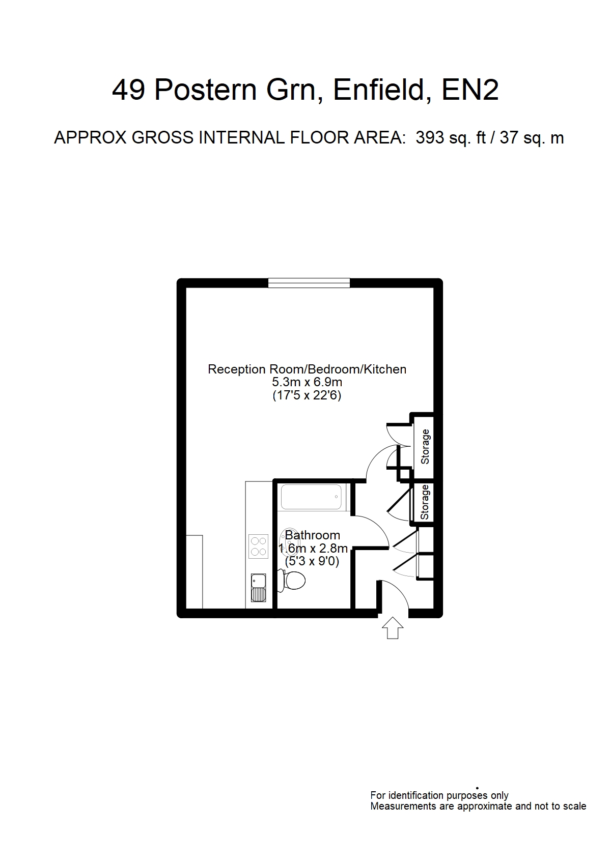 49, Postern Green, Middlesex floorplan