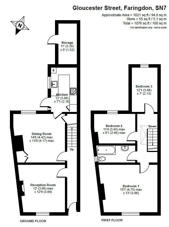 53, Gloucester Street, Faringdon floorplan