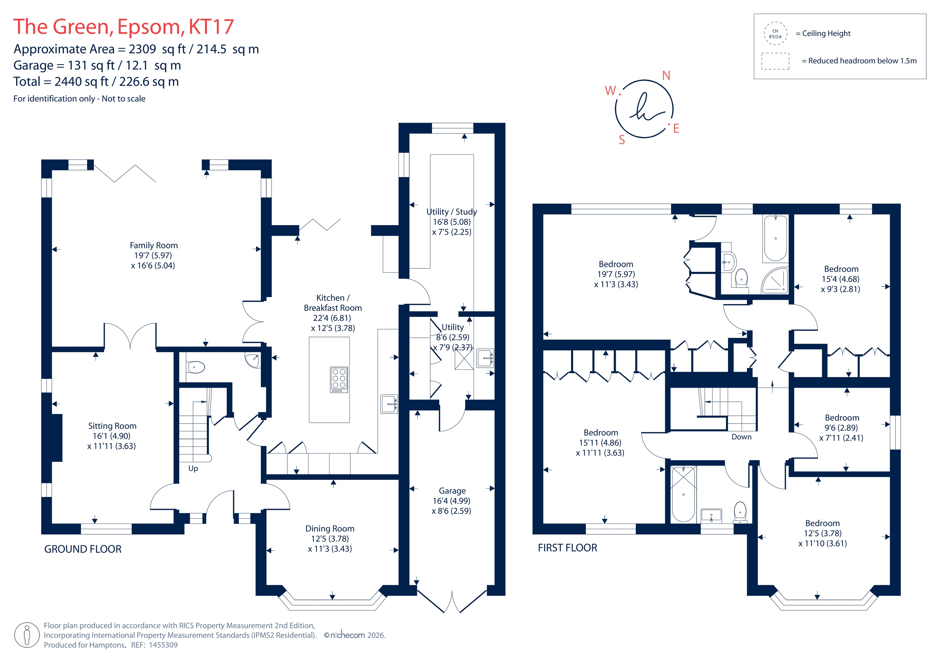11, The Green, Epsom floorplan