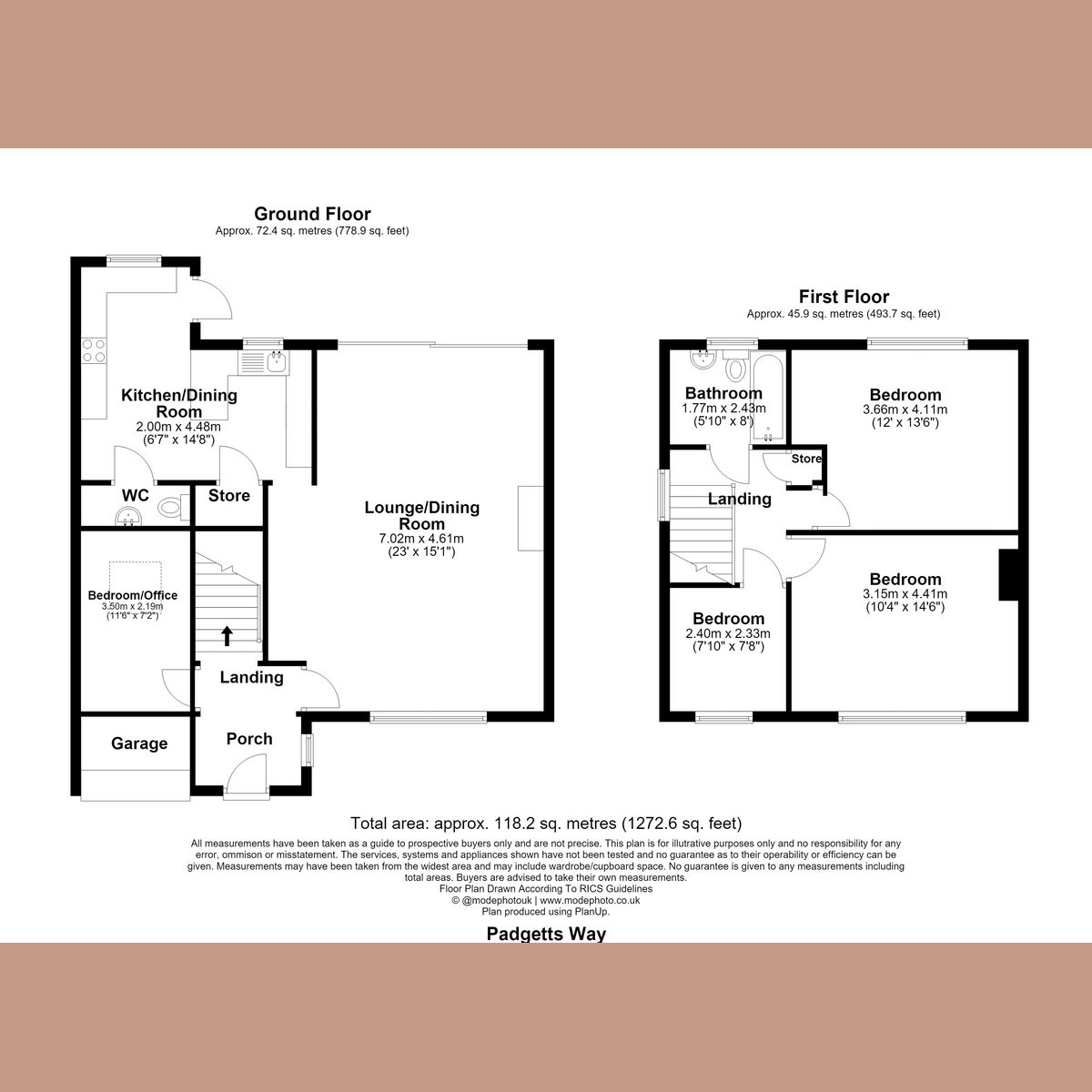 29, Padgetts Way, Hockley floorplan