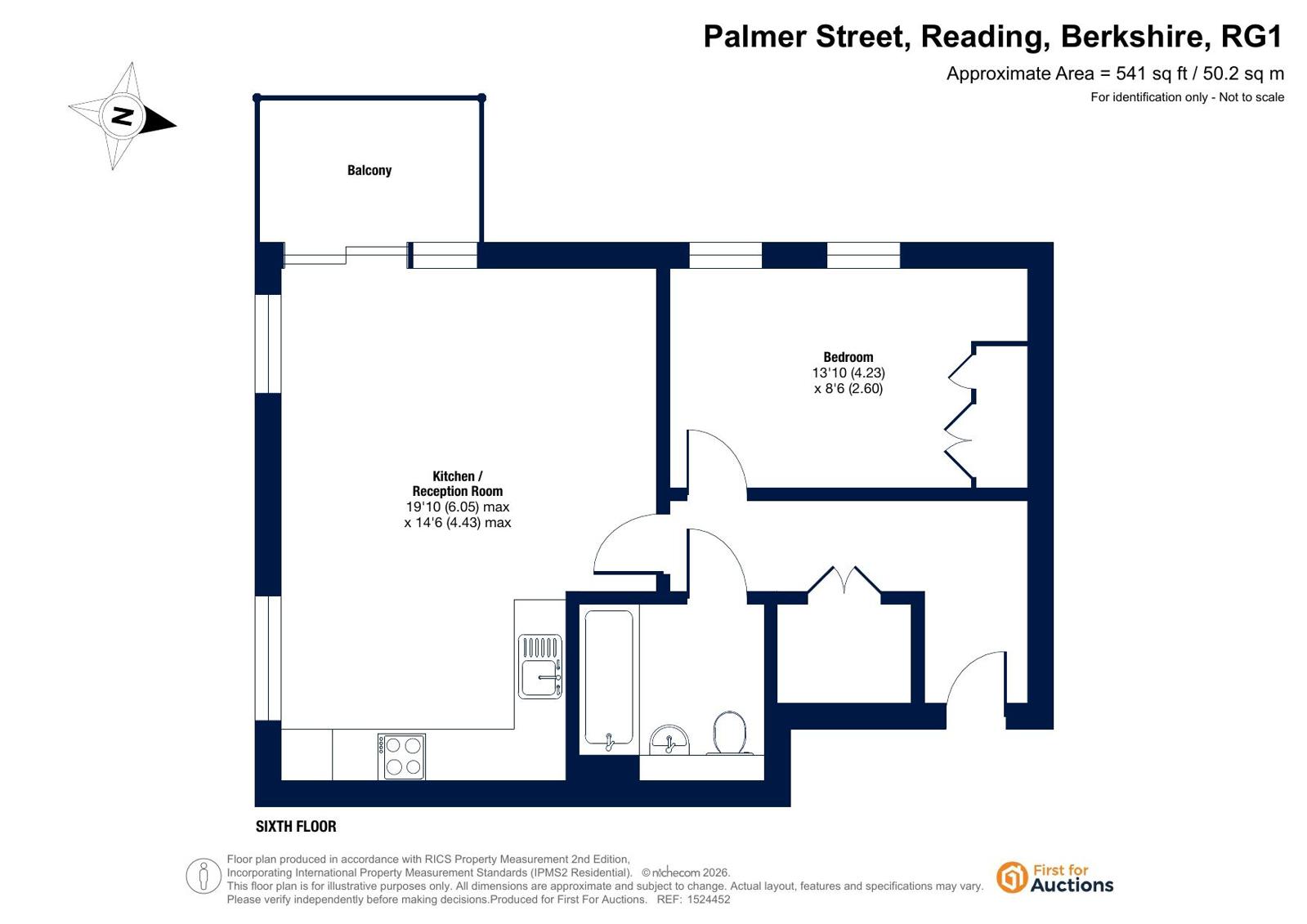 Flat 37, 26, Palmer Street, Berkshire floorplan