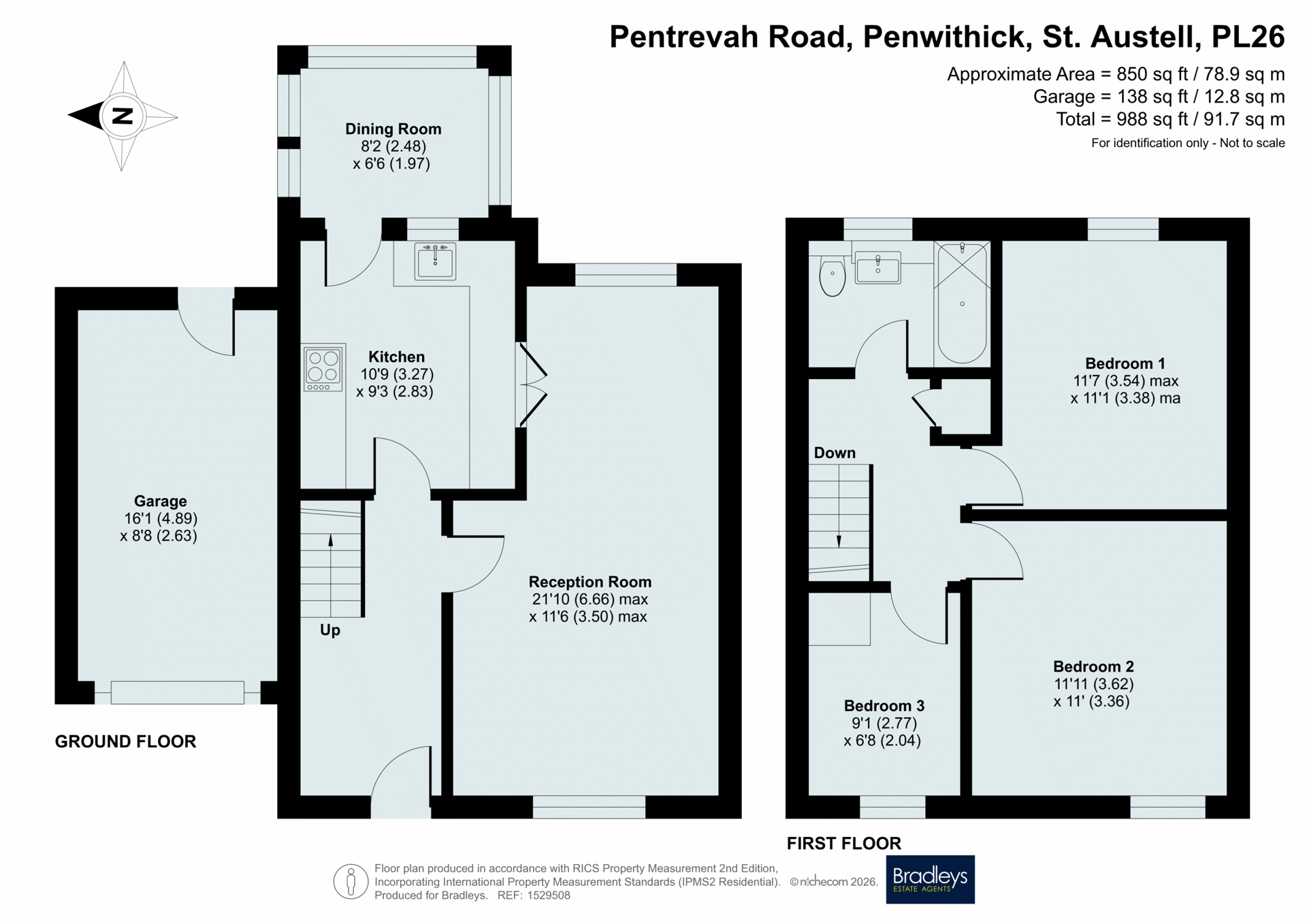 Penwithick St. Austell Cornwall, Cornwall floorplan