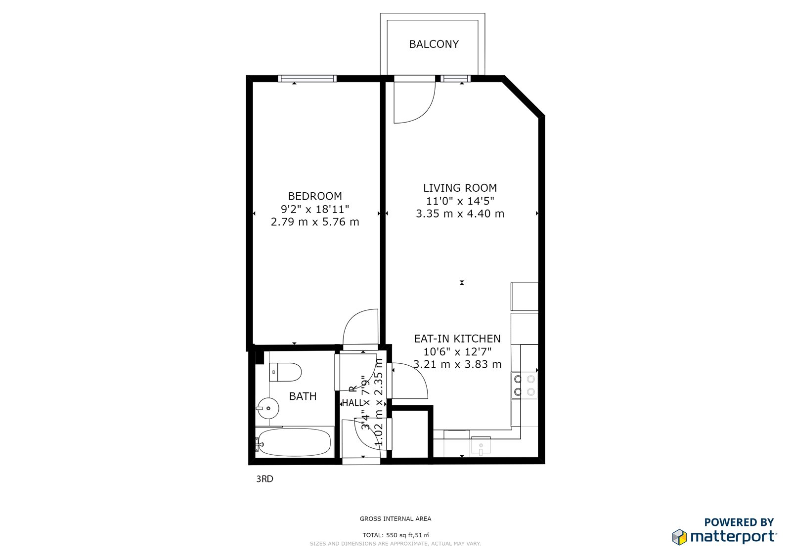 1 Bedrooms Flat to rent in 4 Lyons Way, Berkshire SL2