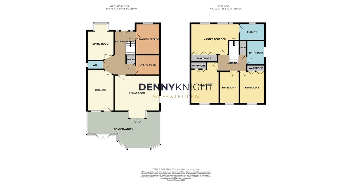 22, Stoke Firs Close, Northampton floorplan