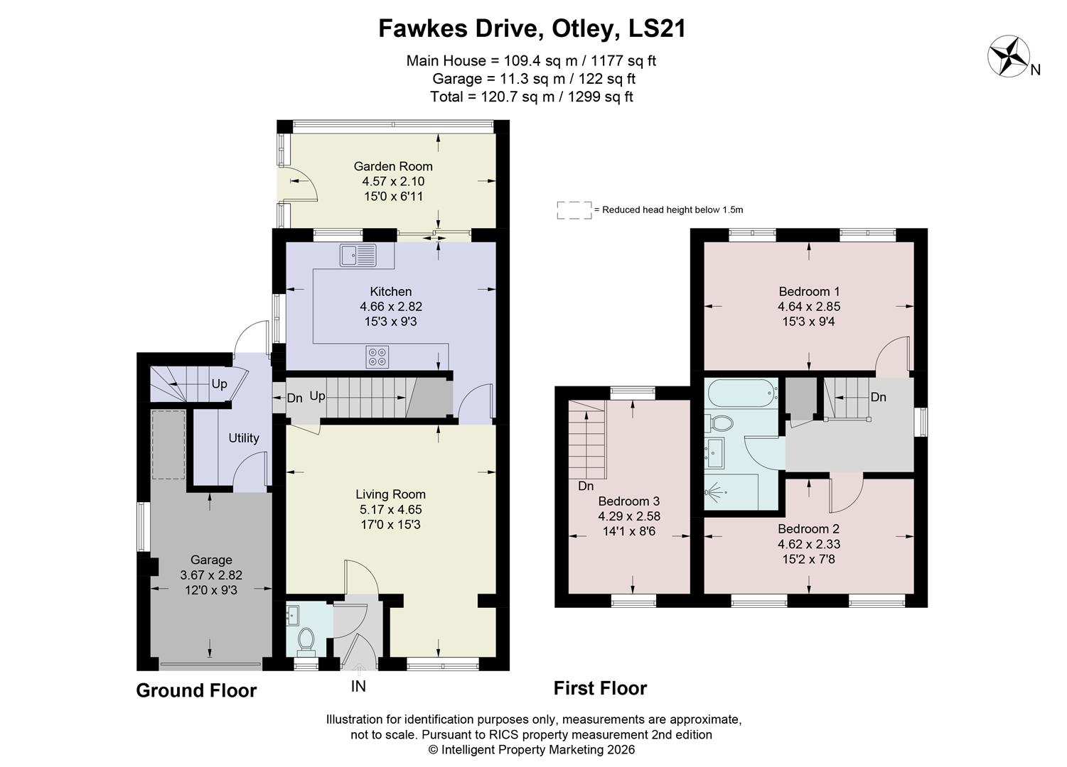 4, Fawkes Drive, Otley floorplan