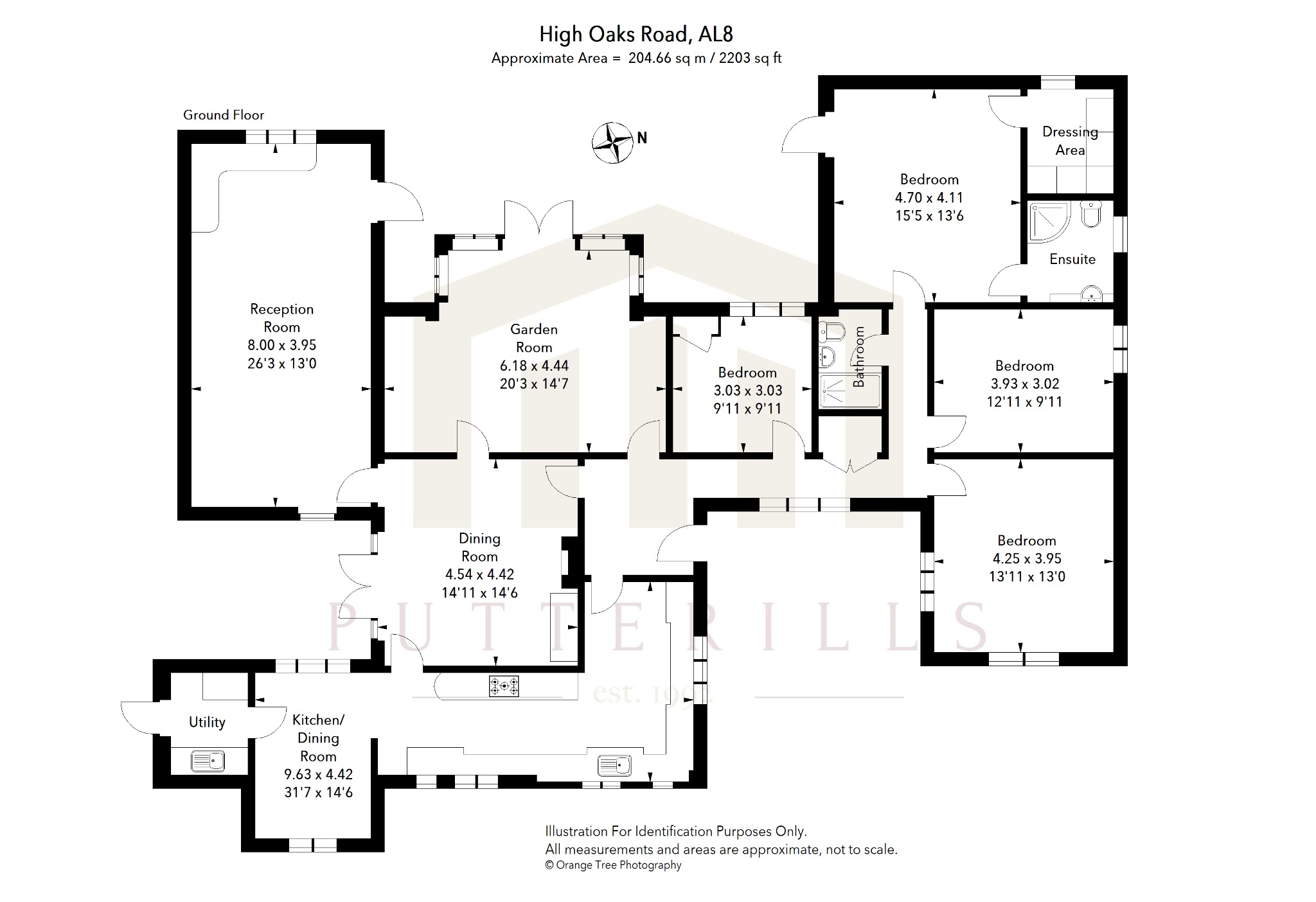 4, High Oaks Road, Welwyn Garden City floorplan
