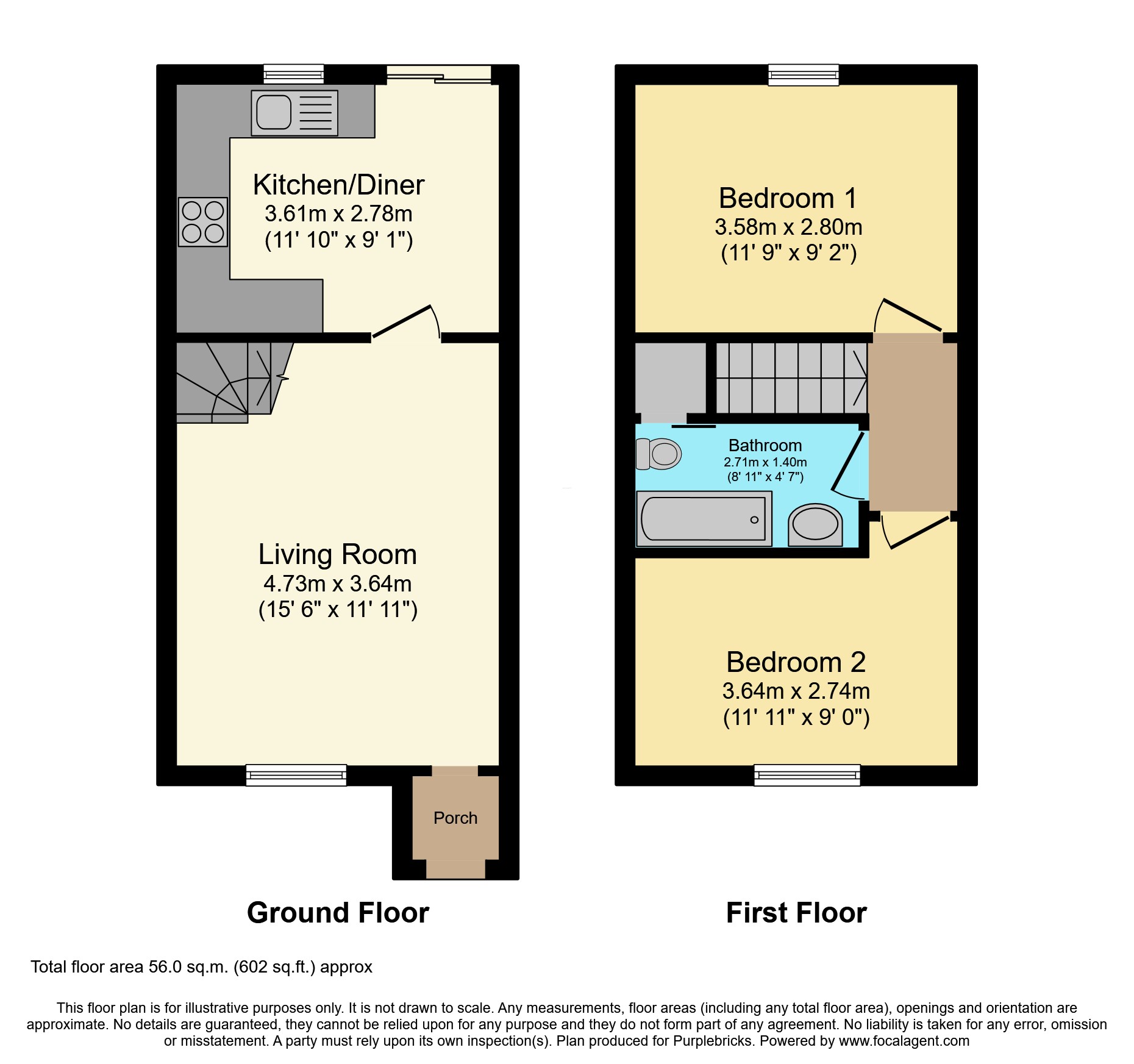 26, Grenville Close, Churchdown floorplan
