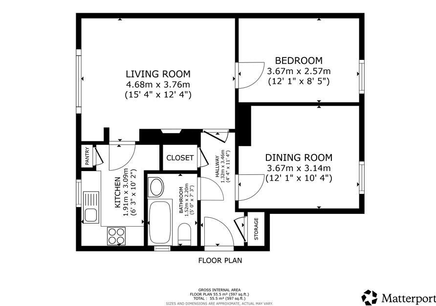 62, Ochil Street, Stirling floorplan
