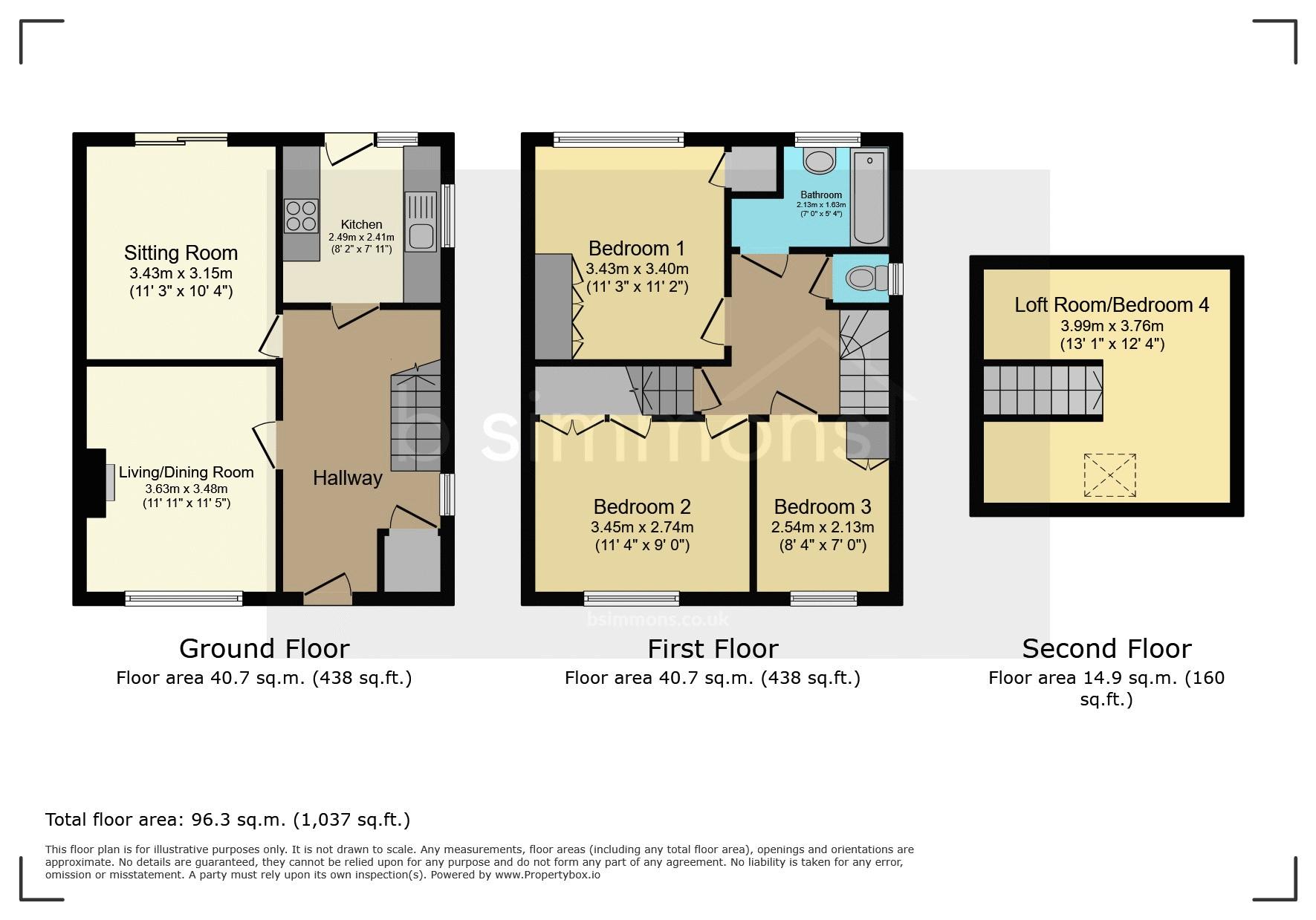 40, Downs Road, Slough floorplan