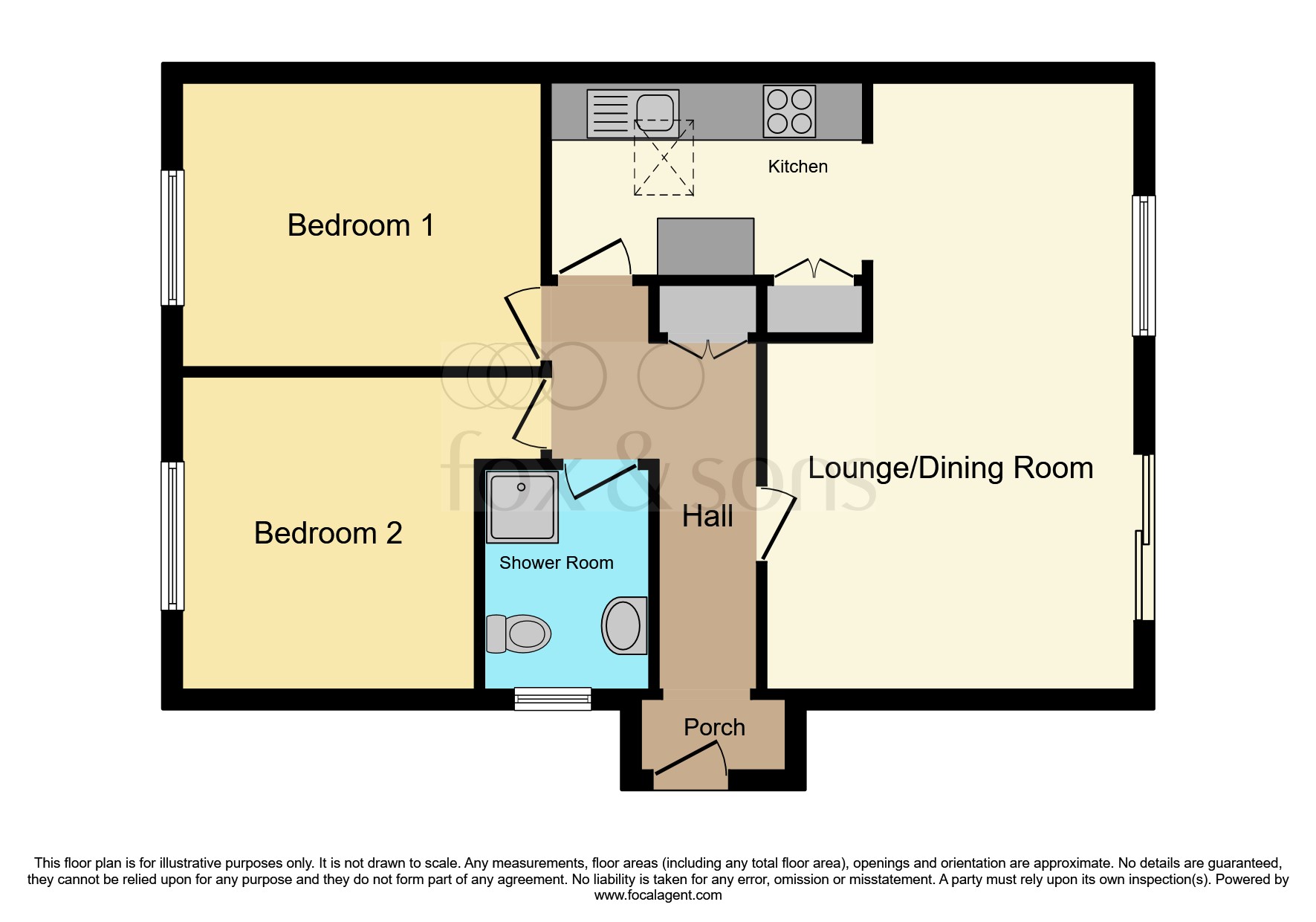 Sharnbrook, Millbridge Gardens, Minehead floorplan