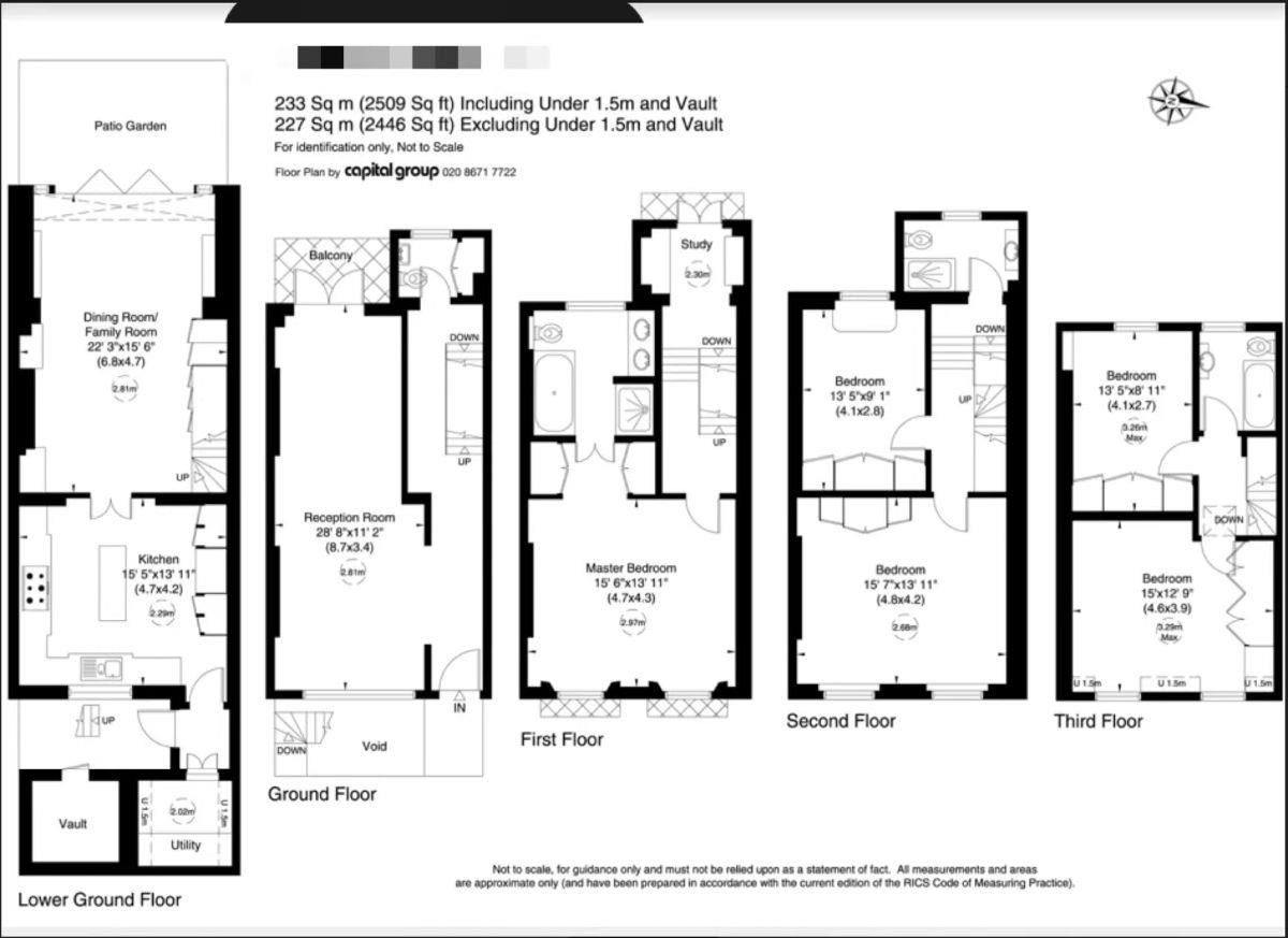 27, Trevor Place, London floorplan