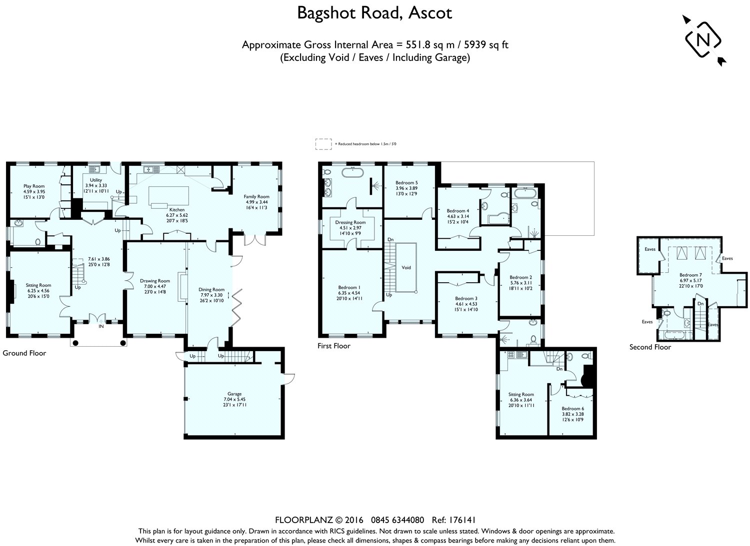 Bagshot Road, Ascot, Berkshire SL5, 6 bedroom detached house for sale