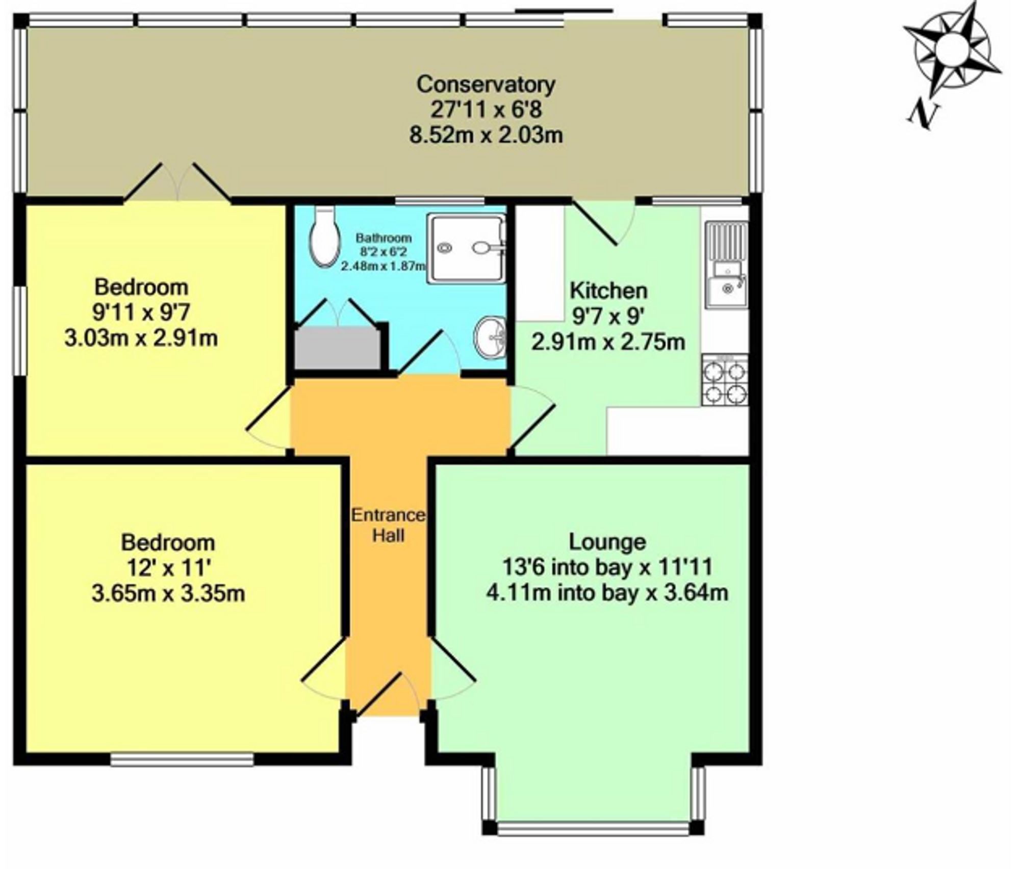 Glenbervie Drive, Herne Bay CT6, 2 bedroom detached bungalow for sale