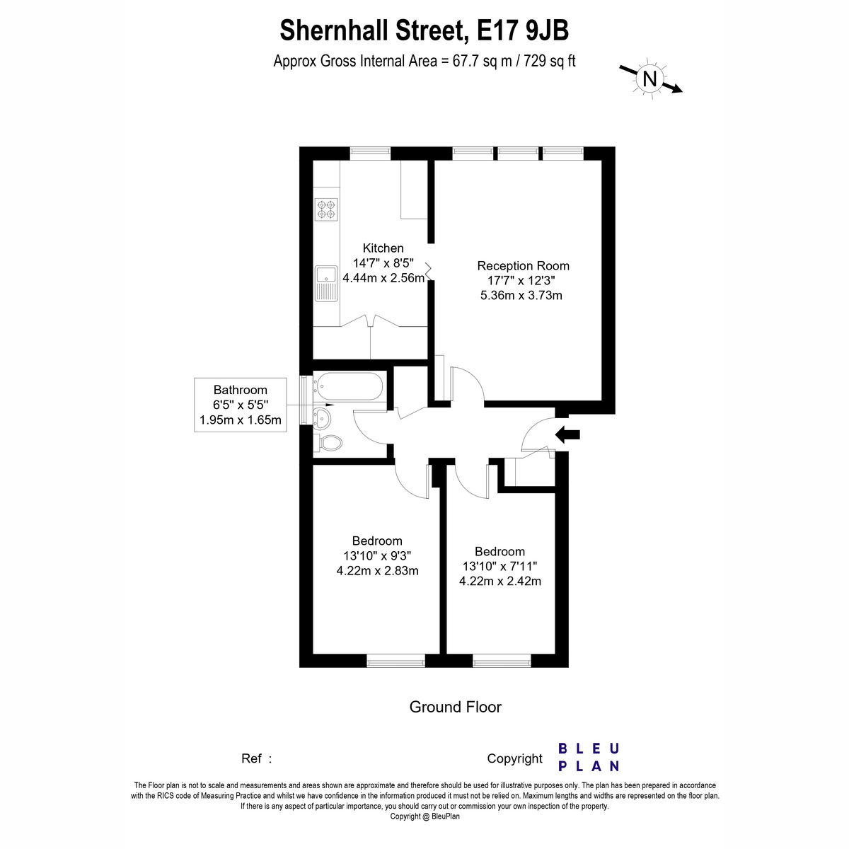 Shernhall Street, London floorplan