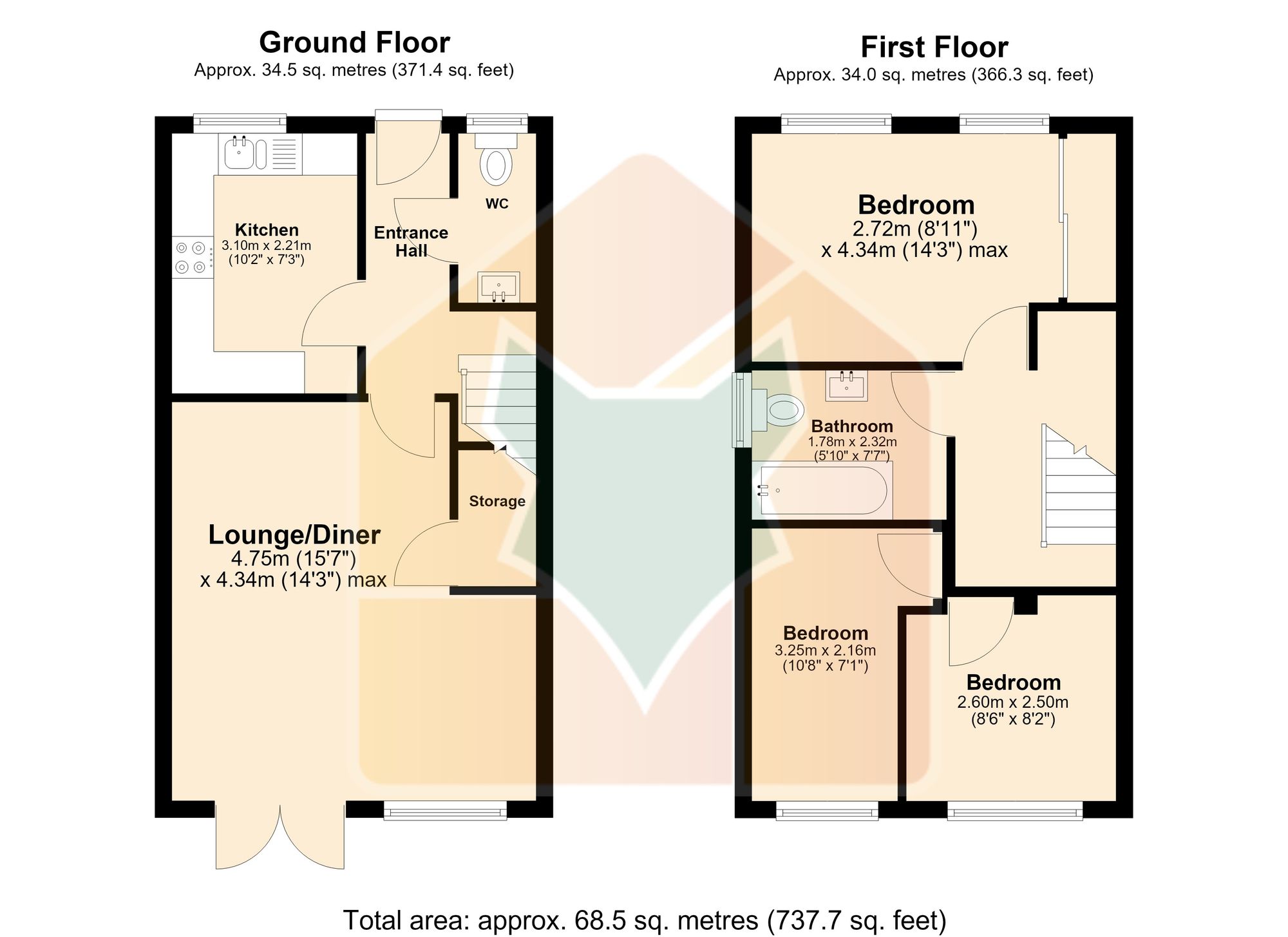 2a Moor Croft, Scunthorpe floorplan
