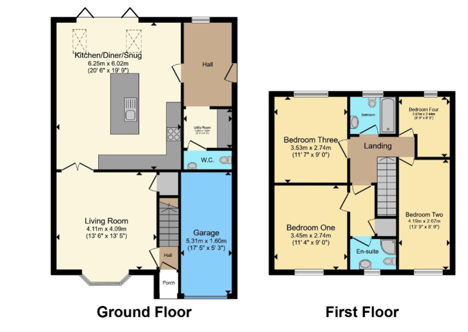 29, Chillerton Way, Wingate floorplan