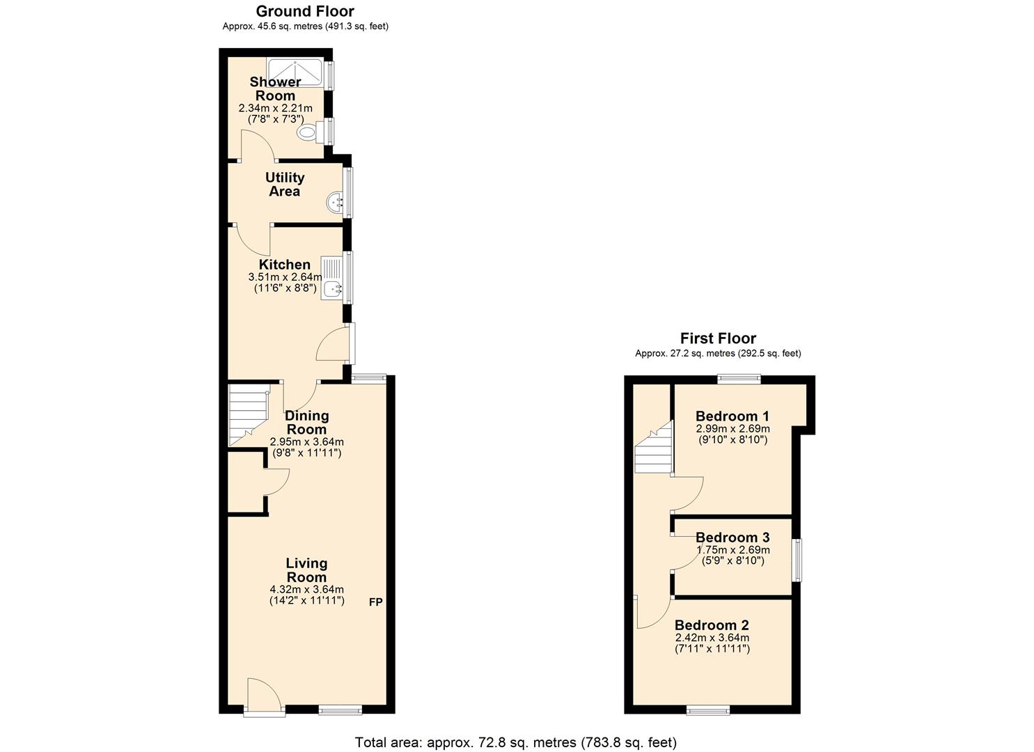 47, Carter Street, Fordham floorplan
