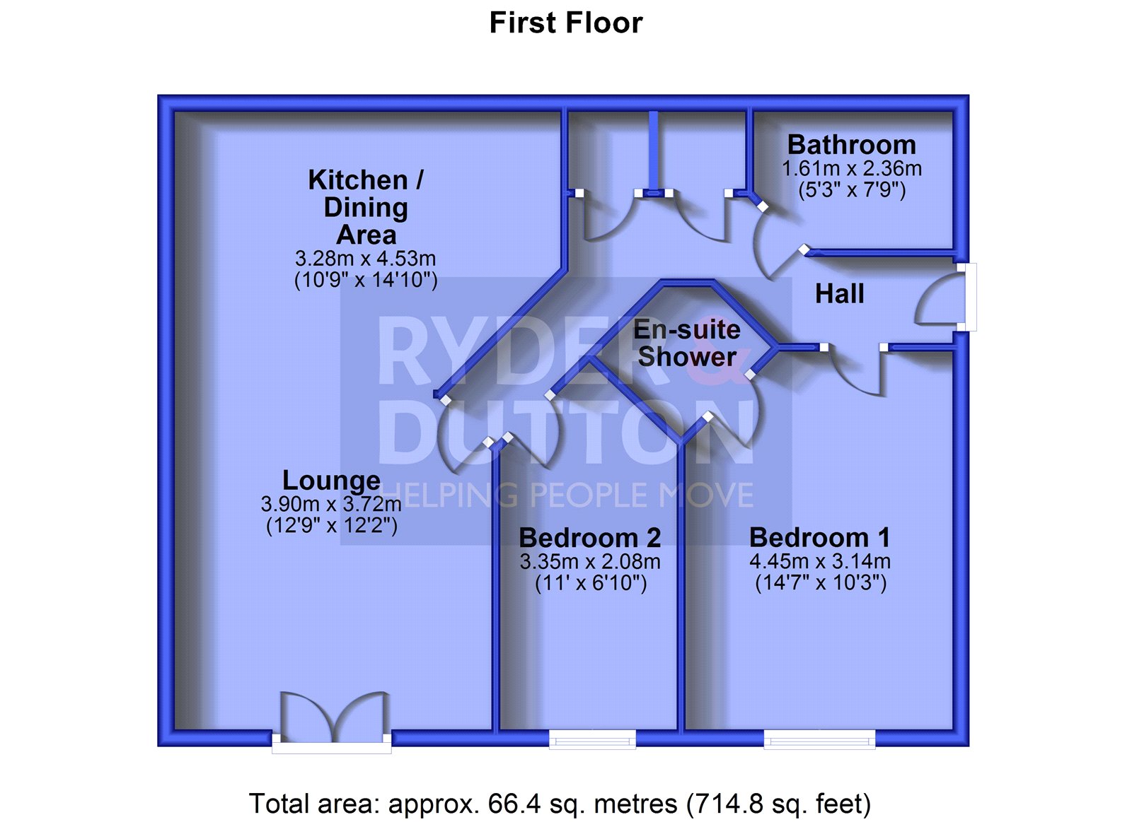 5, Village Manor, Uppermill floorplan