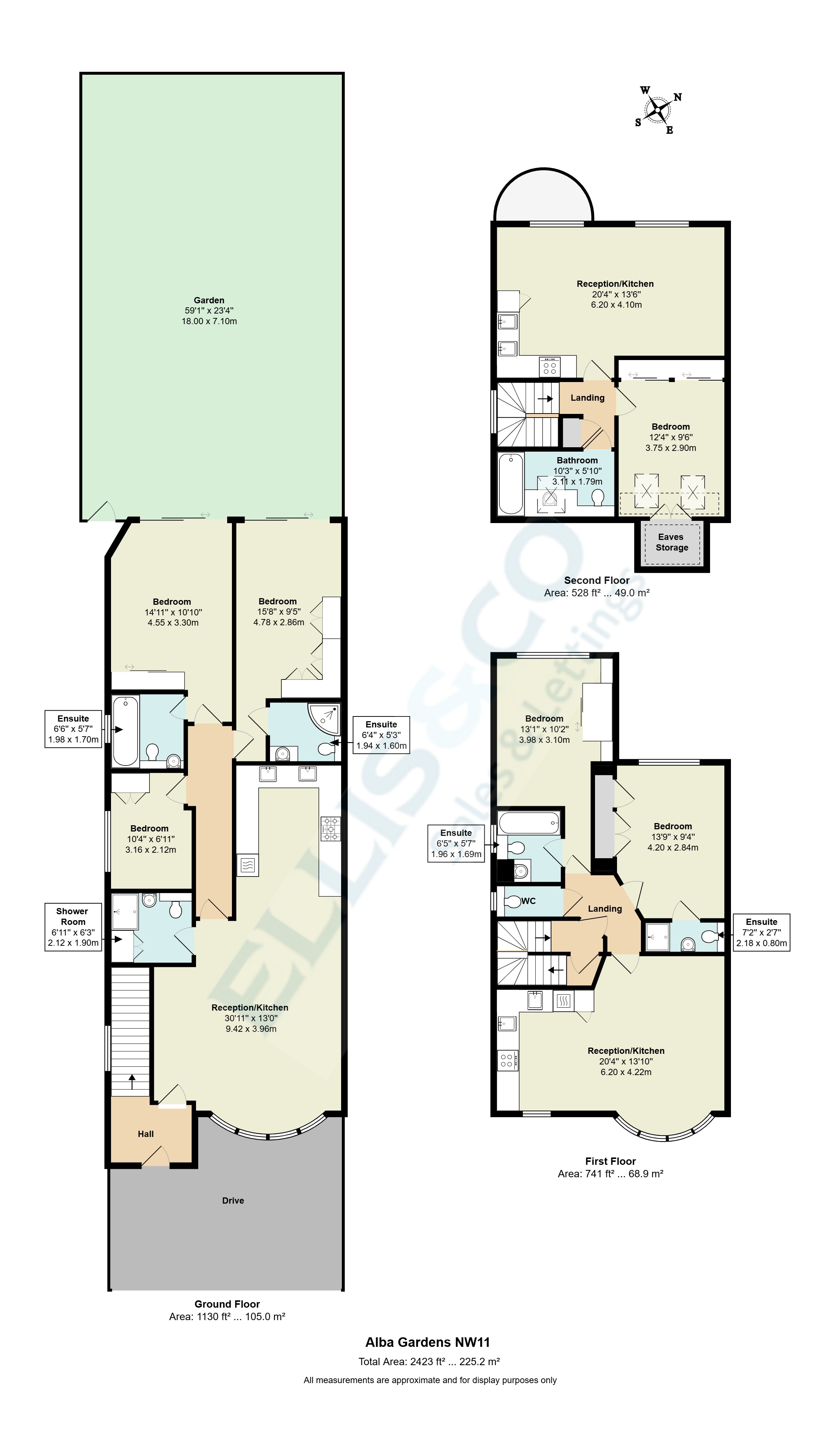 11, Alba Gardens, Golders Green floorplan