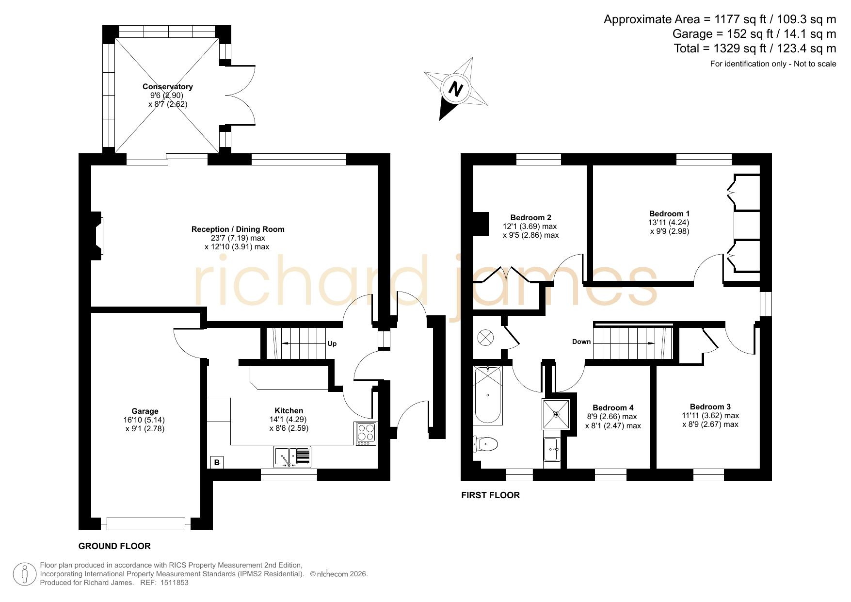 18, Chamberlain Road, Swindon floorplan