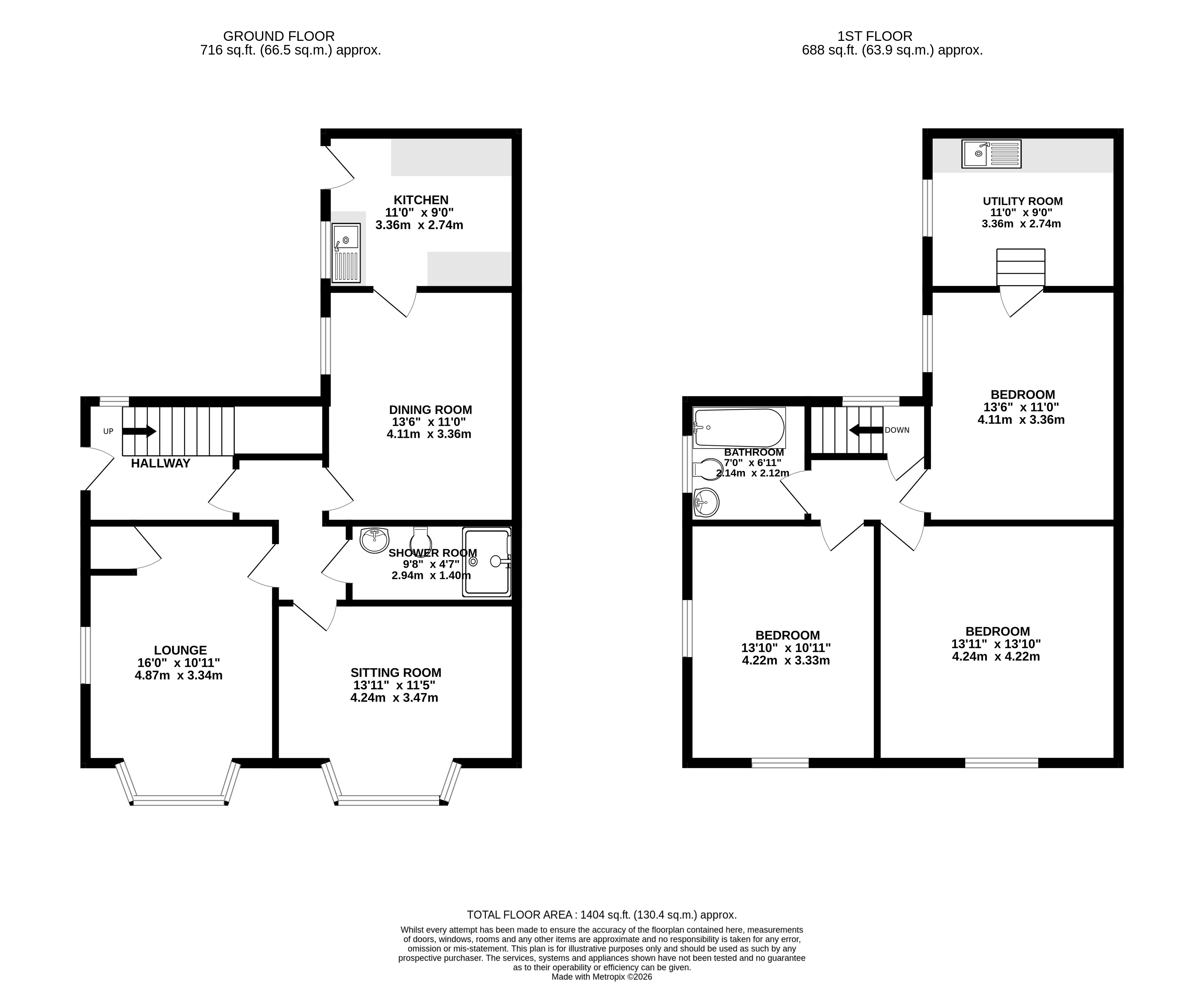 11, Victoria Avenue, Nottinghamshire floorplan