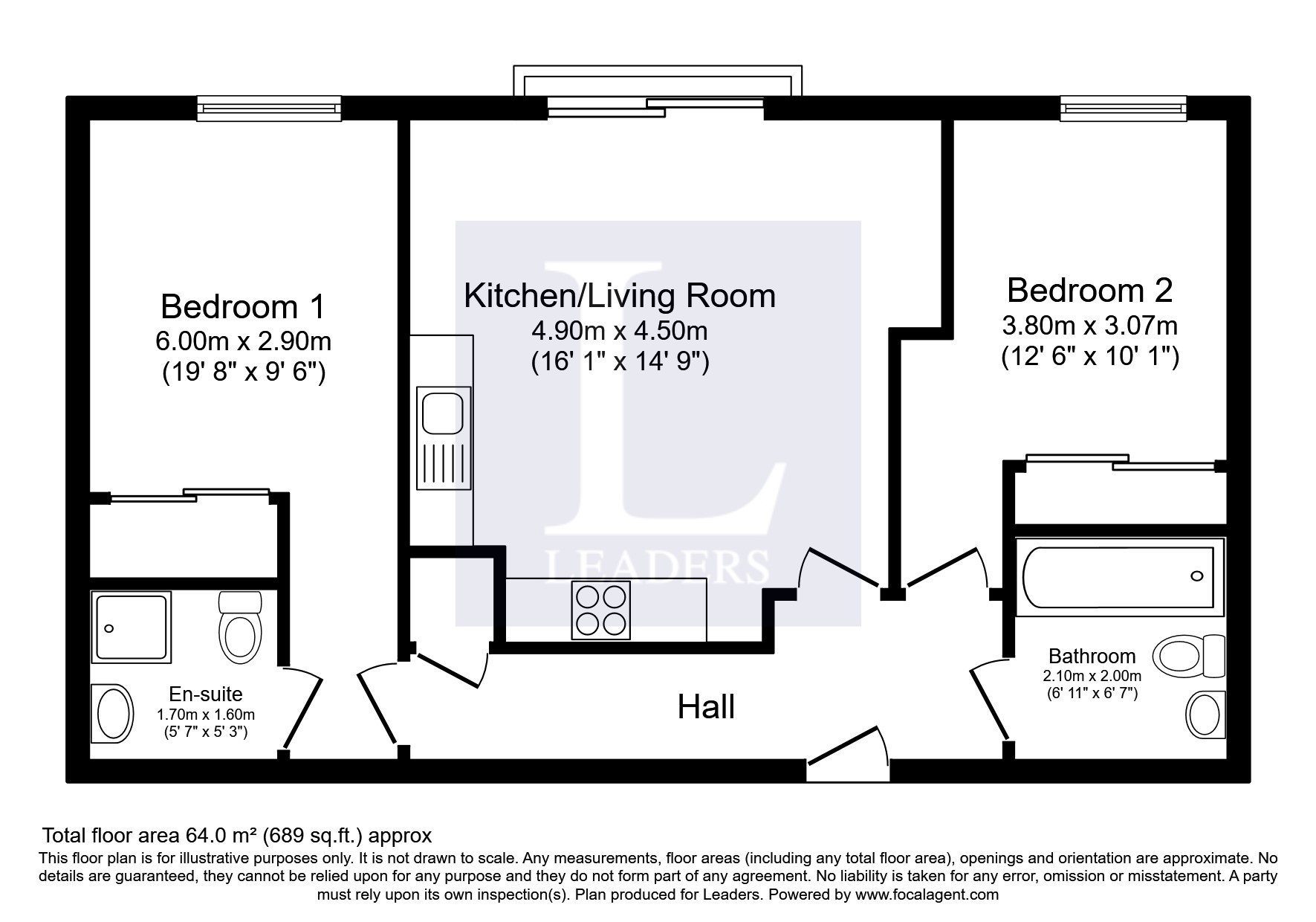 Flat 106 City Point, 156, Chapel Street, Salford floorplan
