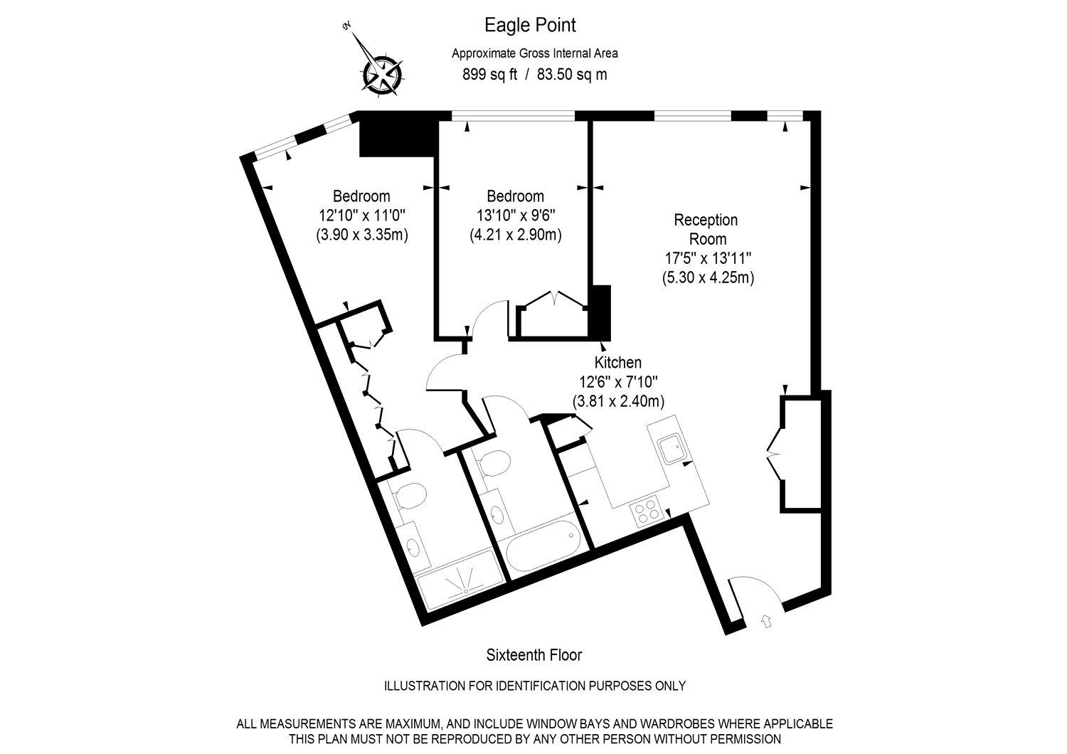 2 Bedrooms Flat to rent in Eagle Point, City Road, London EC1V