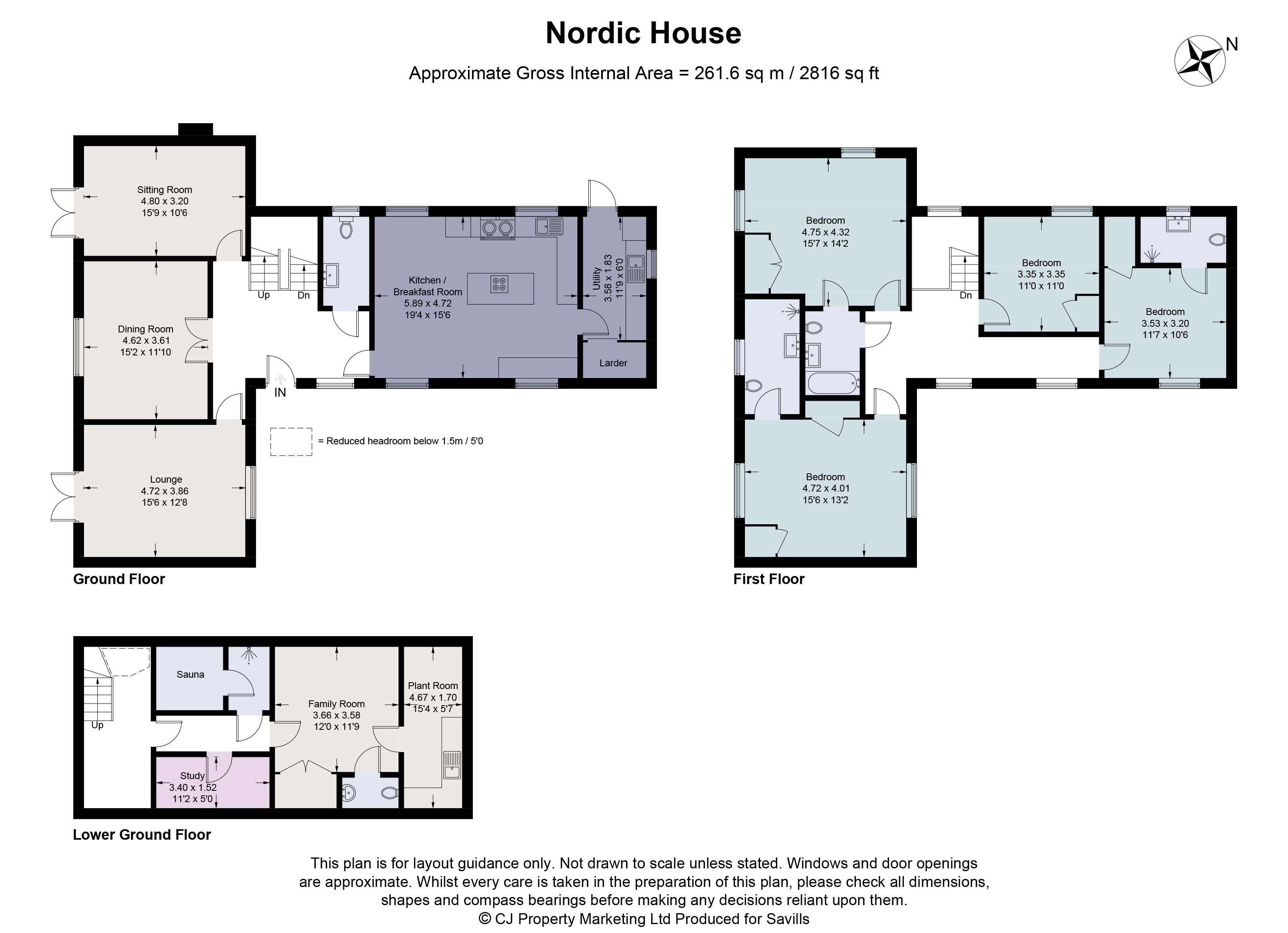 Nordic House,, Rossway, Hertfordshire floorplan