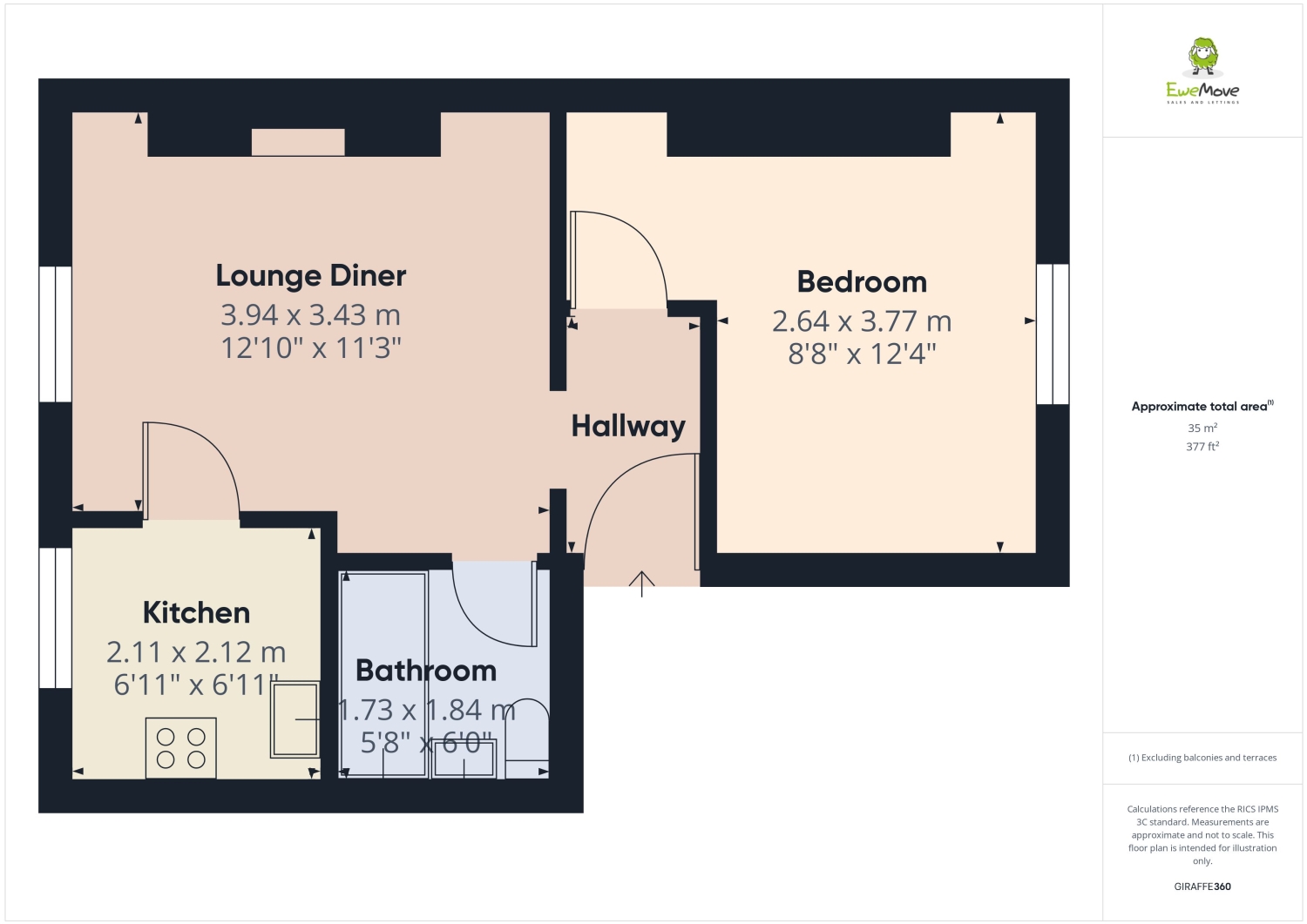 Flat 4, Shillingford Mews, Grove Road, Leighton Buzzard floorplan