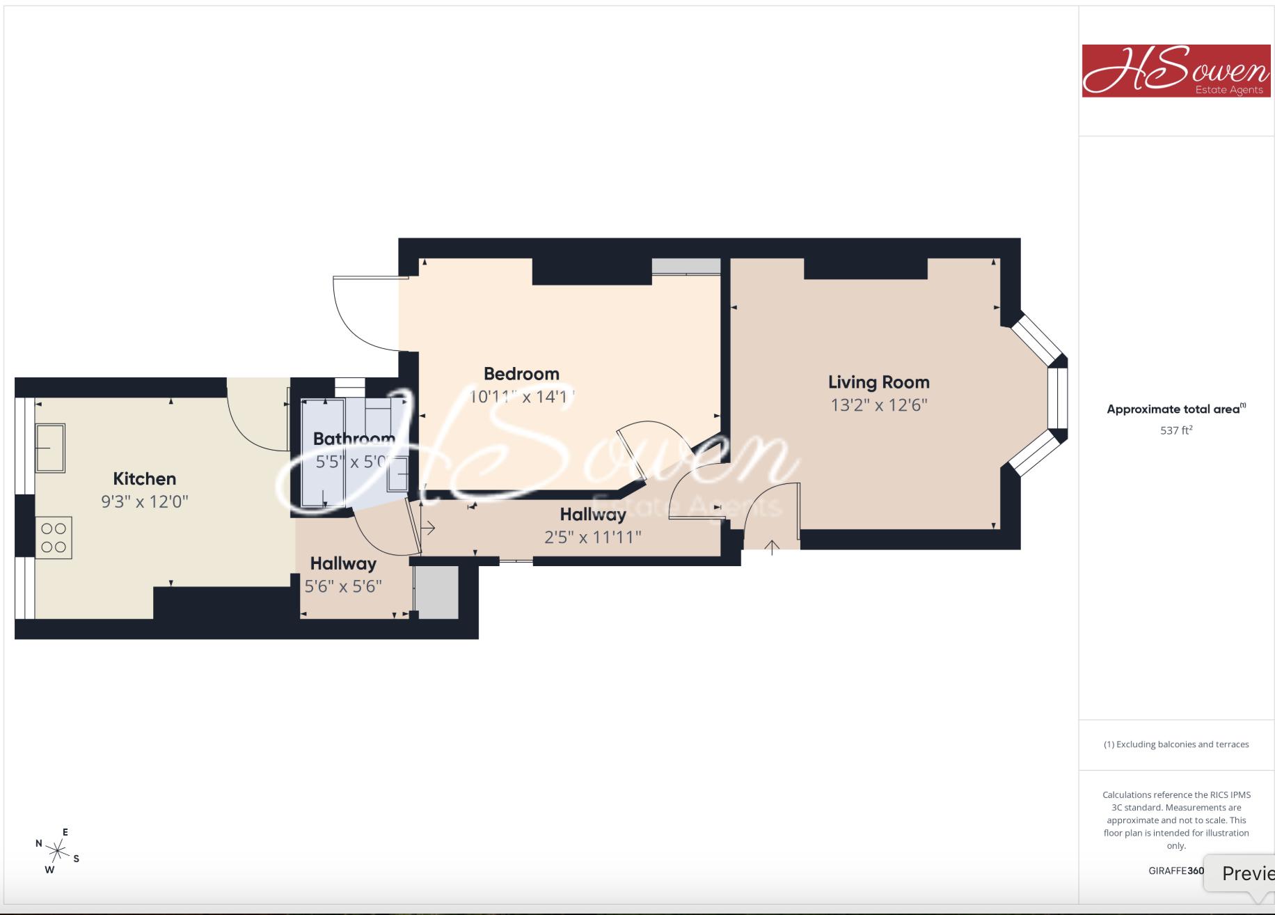24A, Marnham Road, Torquay floorplan