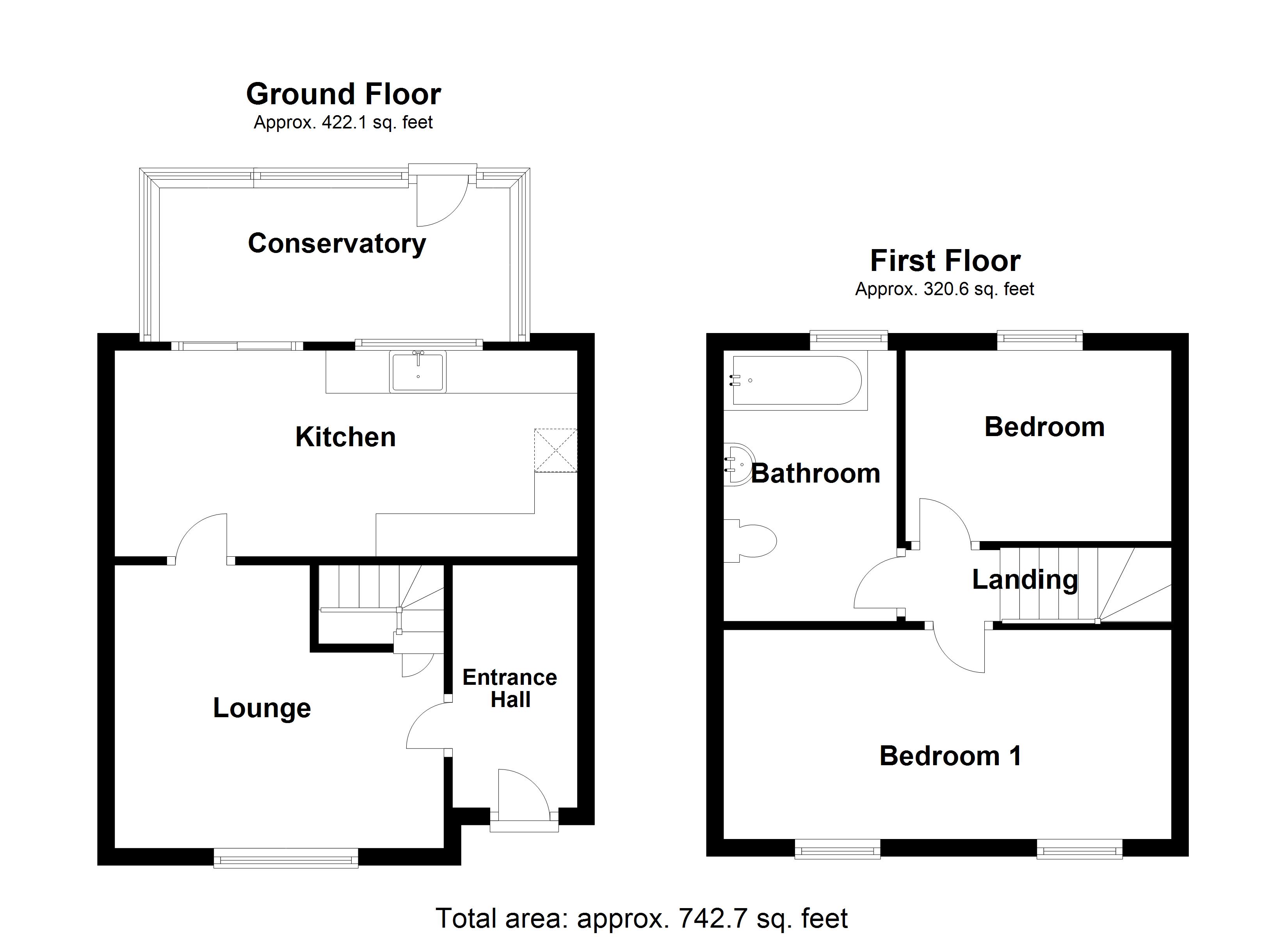 Memorial Cottage, Duck Street, Little Easton, Dunmow CM6, 2 bedroom