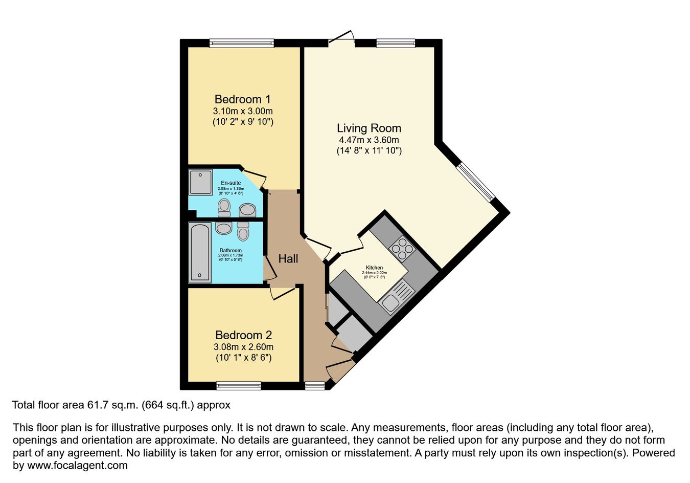 96, Woodacre, Bristol floorplan