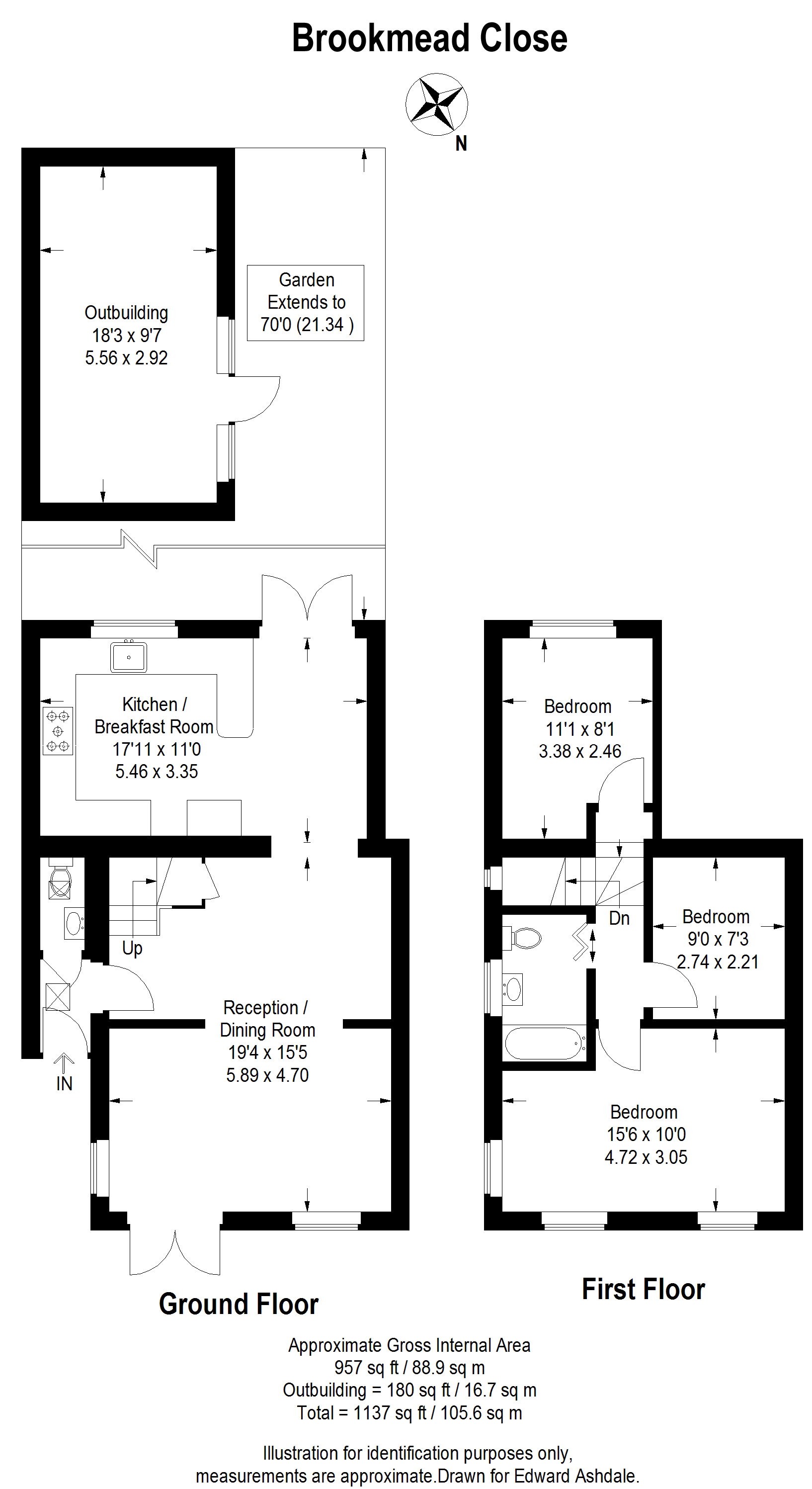 3 bed semidetached house for sale in Brookmead Close, Orpington BR5