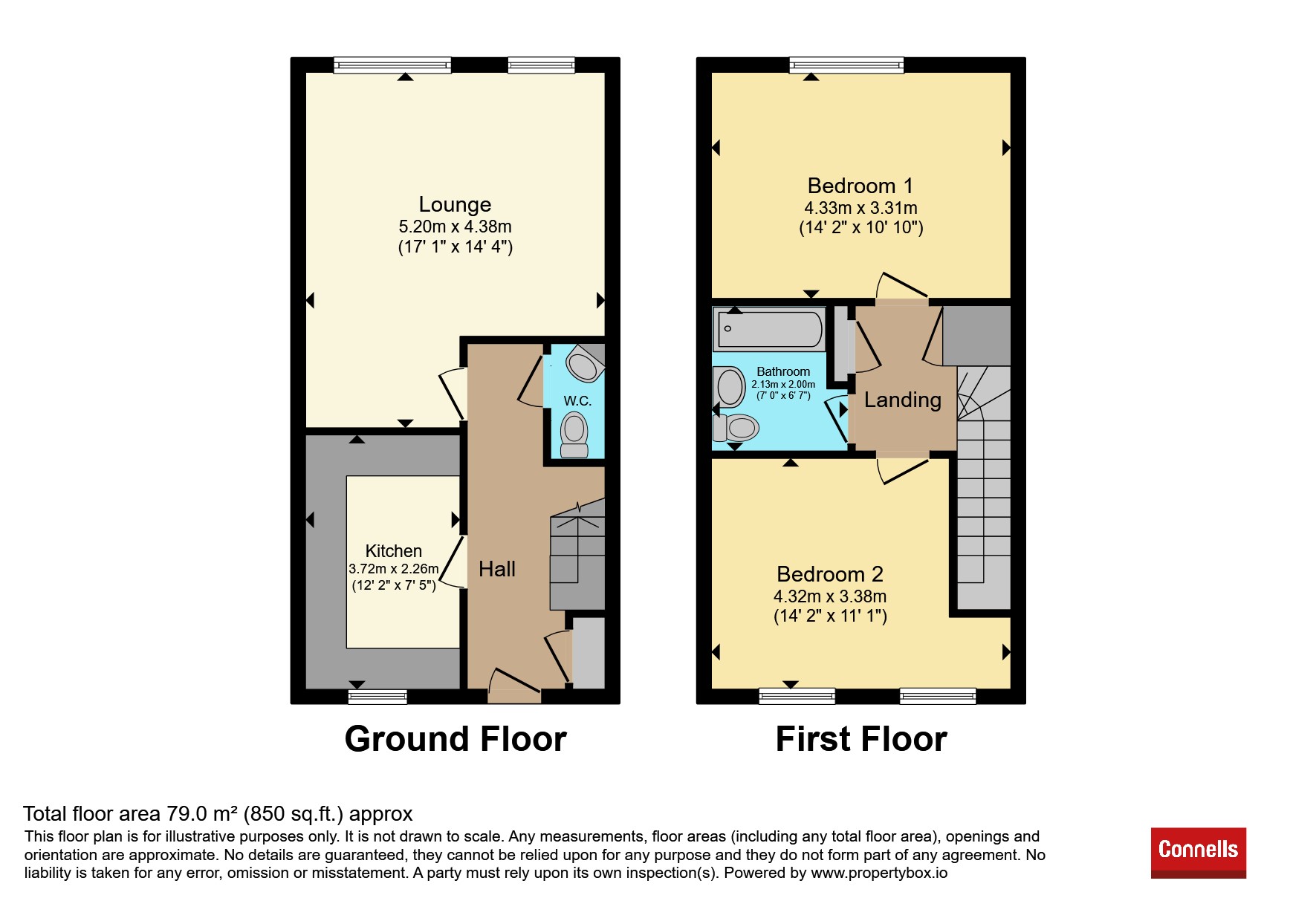 25, Mannock Field, Salisbury floorplan