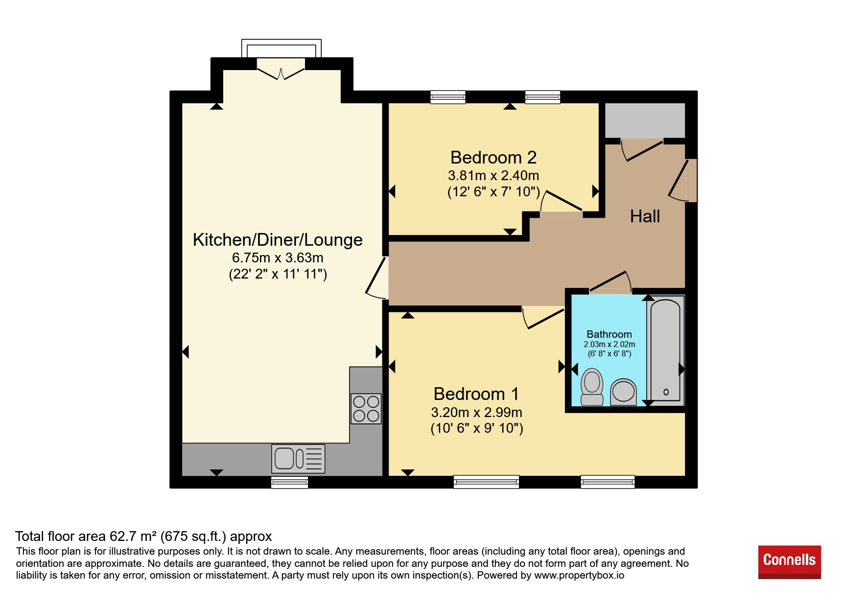 49, Mallard Close, Southam floorplan