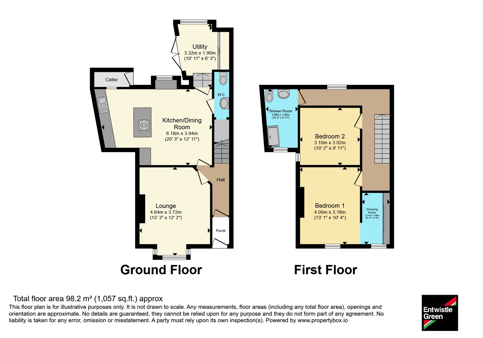 1, Hillsyde, Chorley floorplan