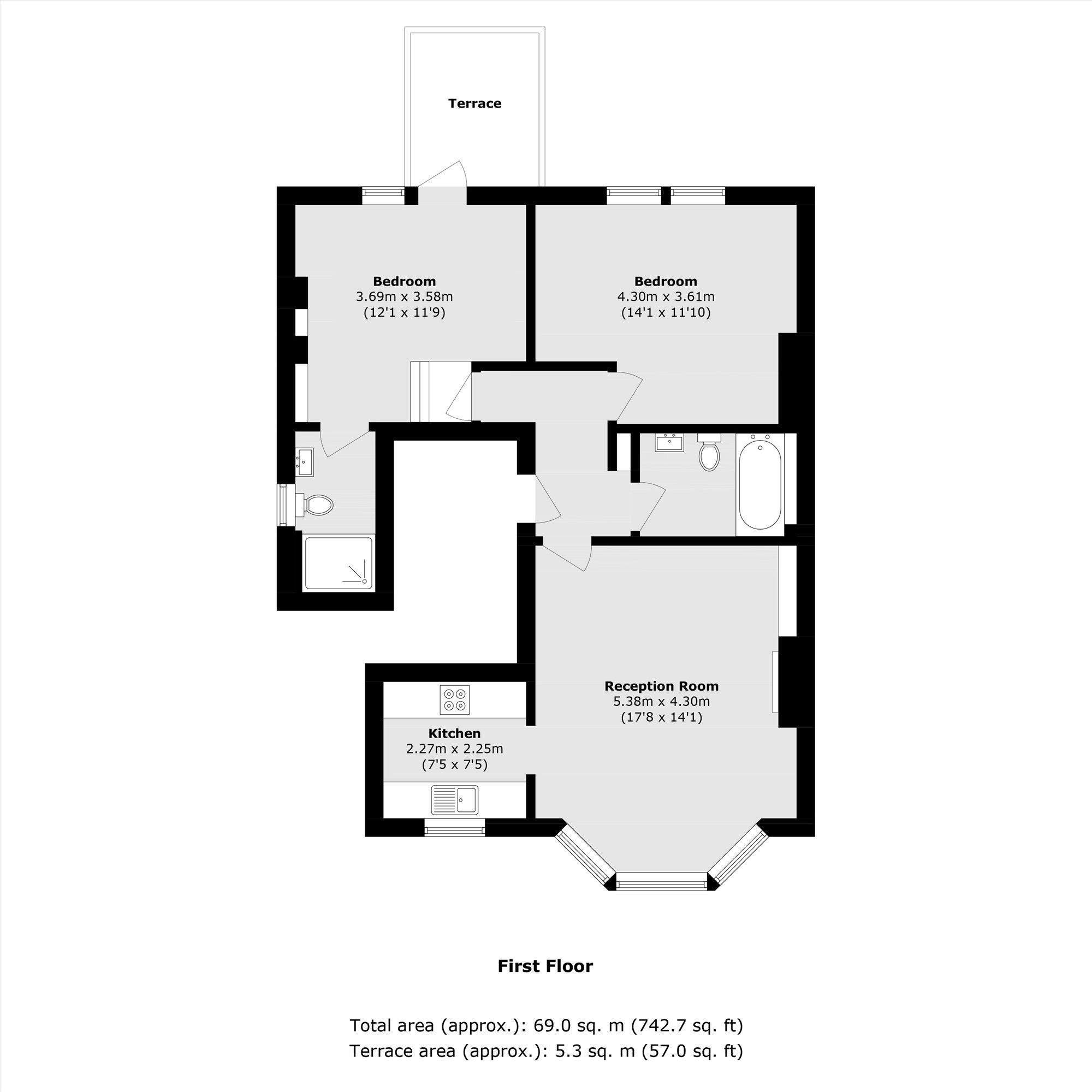 Tyrwhitt Road, London floorplan