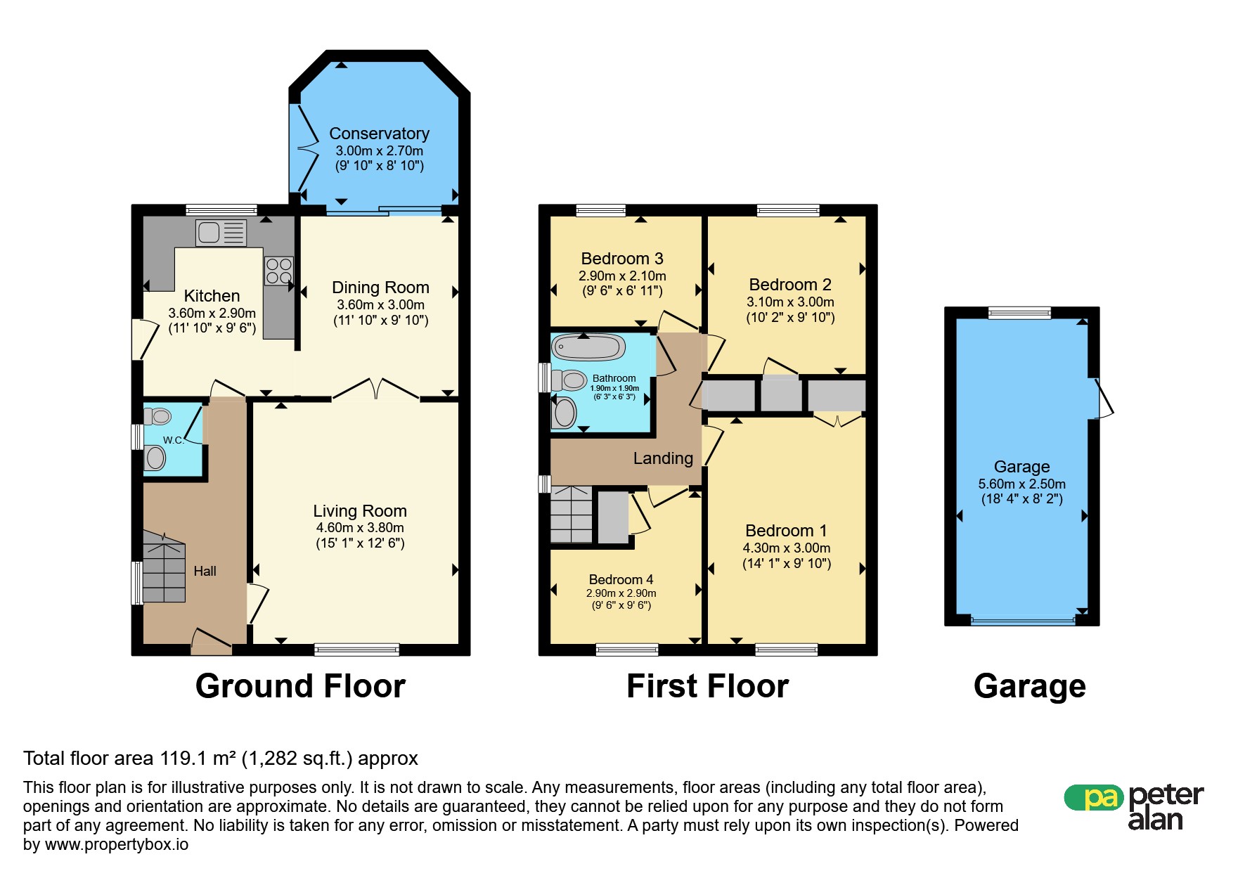 43, Woodstock Gardens, Bridgend floorplan