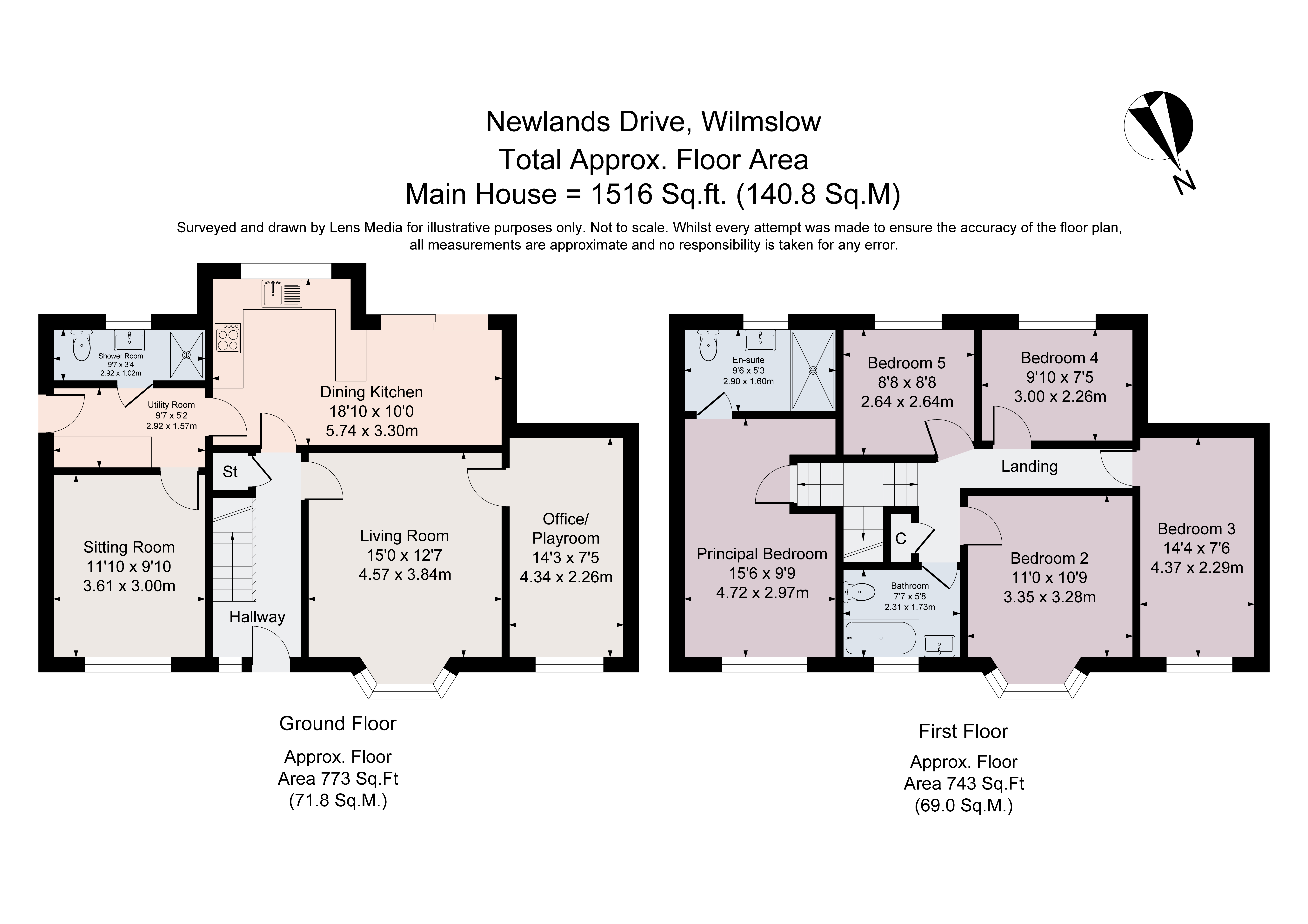 Oakdale House, 28, Newlands Drive, Cheshire floorplan