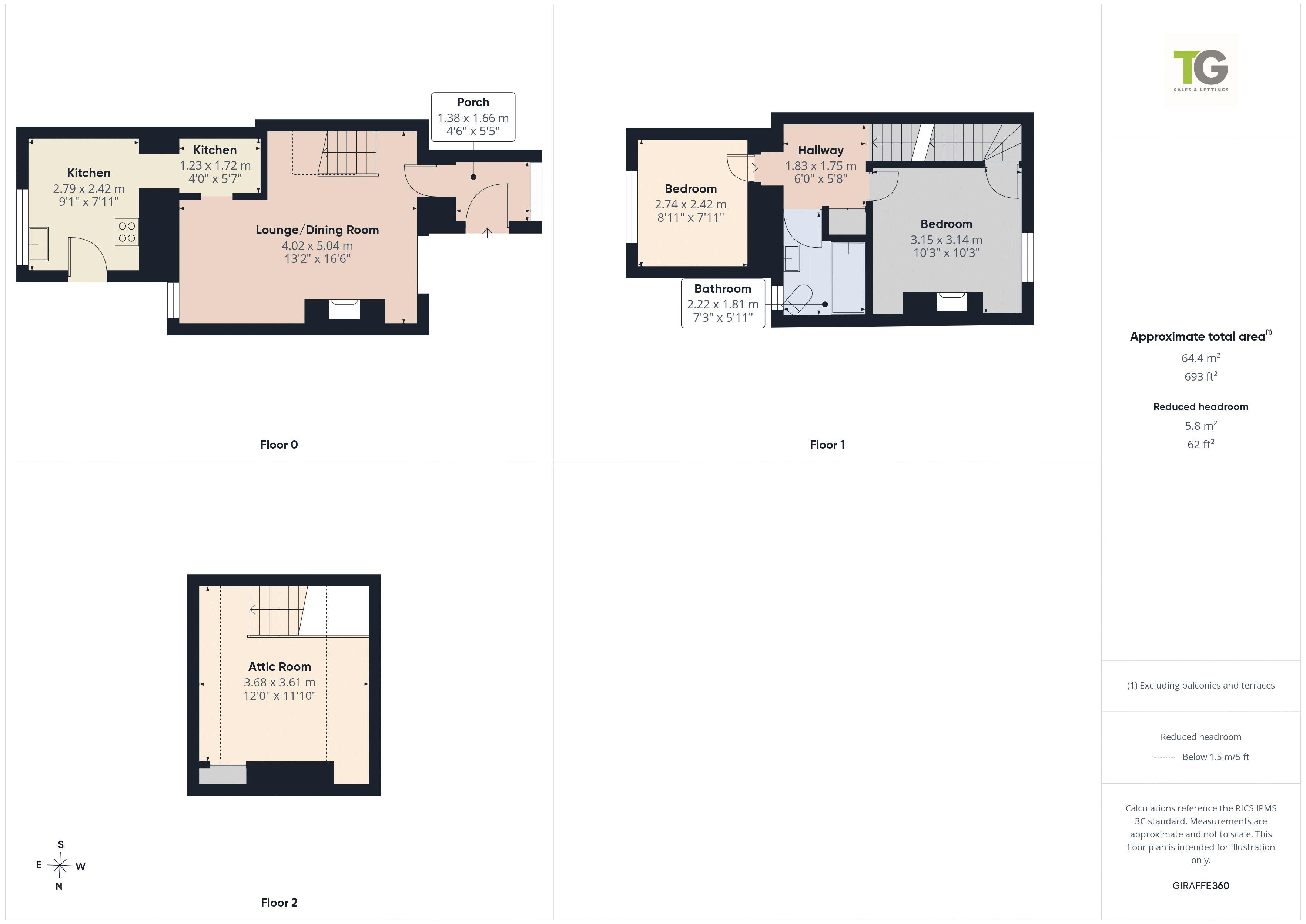 3, Youngs Cottages, Stroud floorplan
