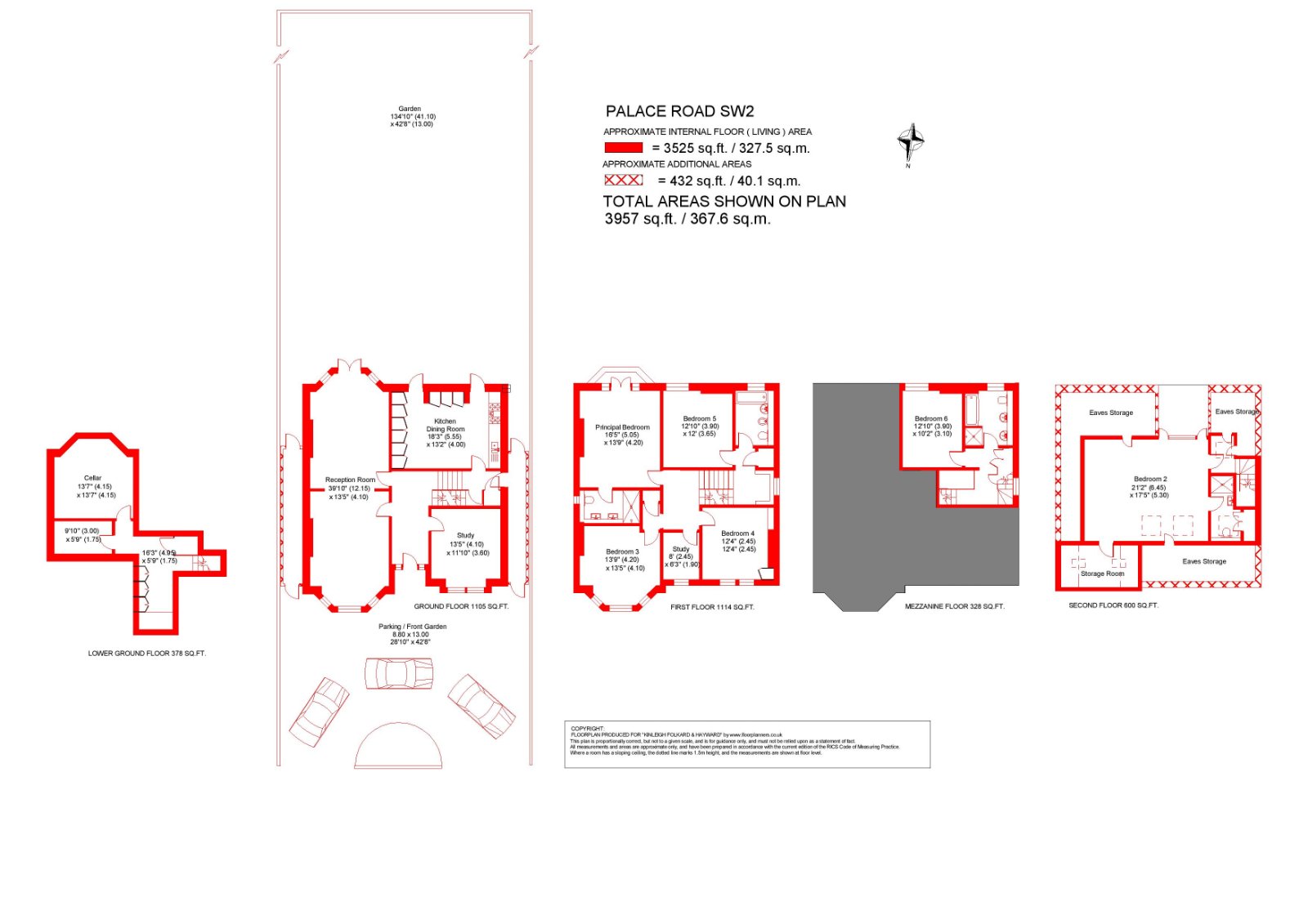 76, Palace Road, London floorplan