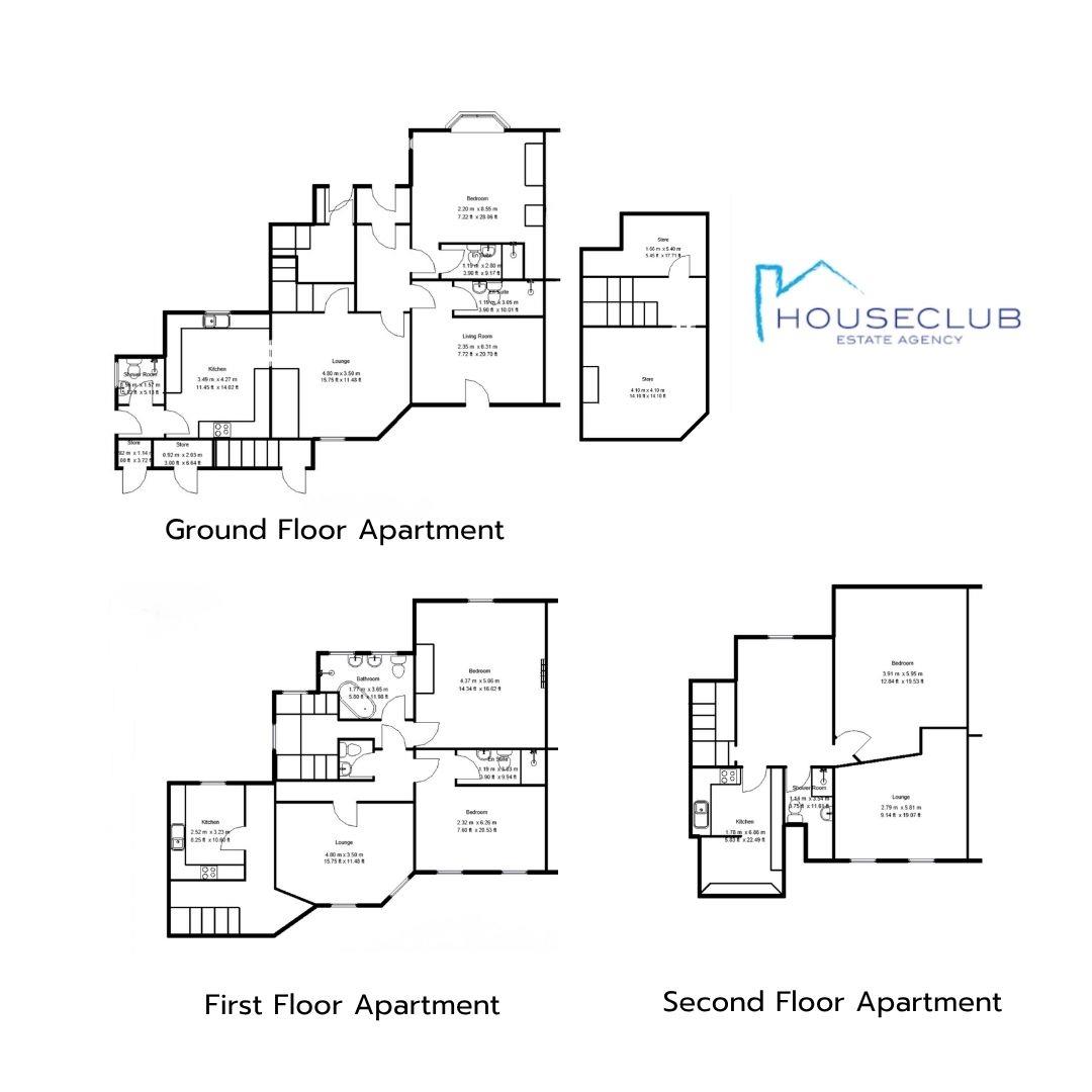 Rocklea, Moneyclose Lane, Morecambe floorplan