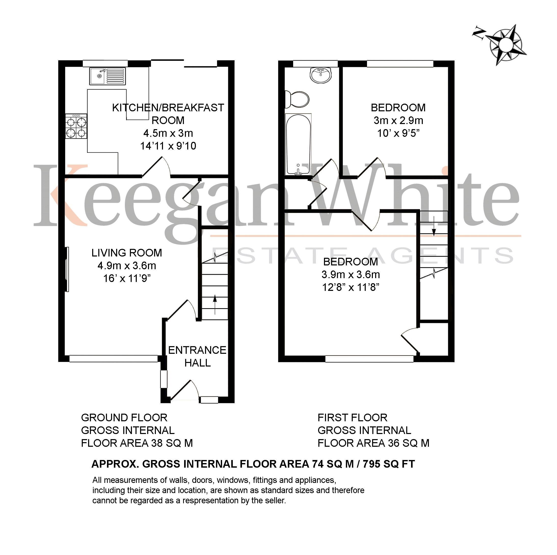 2 Bedrooms Terraced house for sale in Columbine Road, Widmer End, High Wycombe HP15