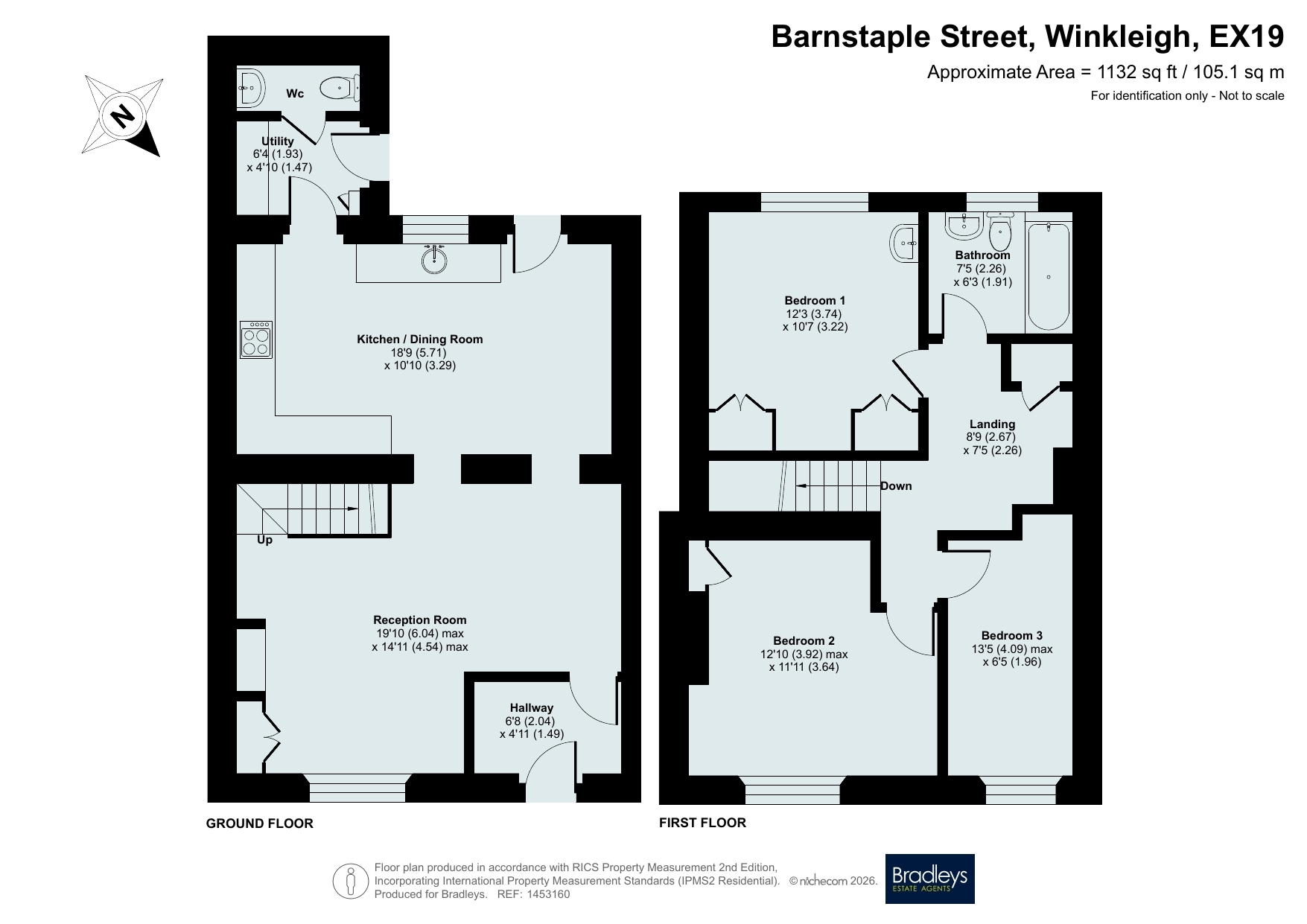 Cobblestones 6 Barnstaple Street, Winkleigh Devon, Devon floorplan